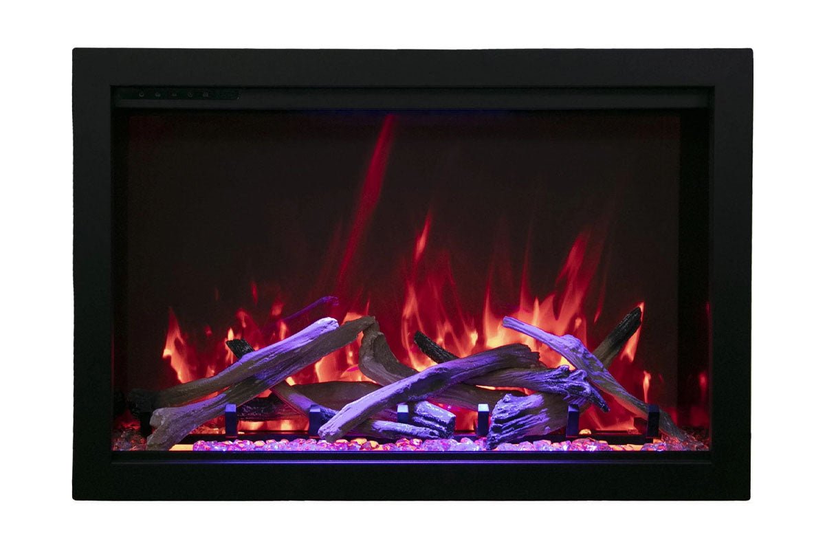 Amantii Traditional Bespoke 44 - Inch Built - In Indoor/Outdoor Smart Electric Firebox Insert - by Amantii | Buy at Agent BBQ