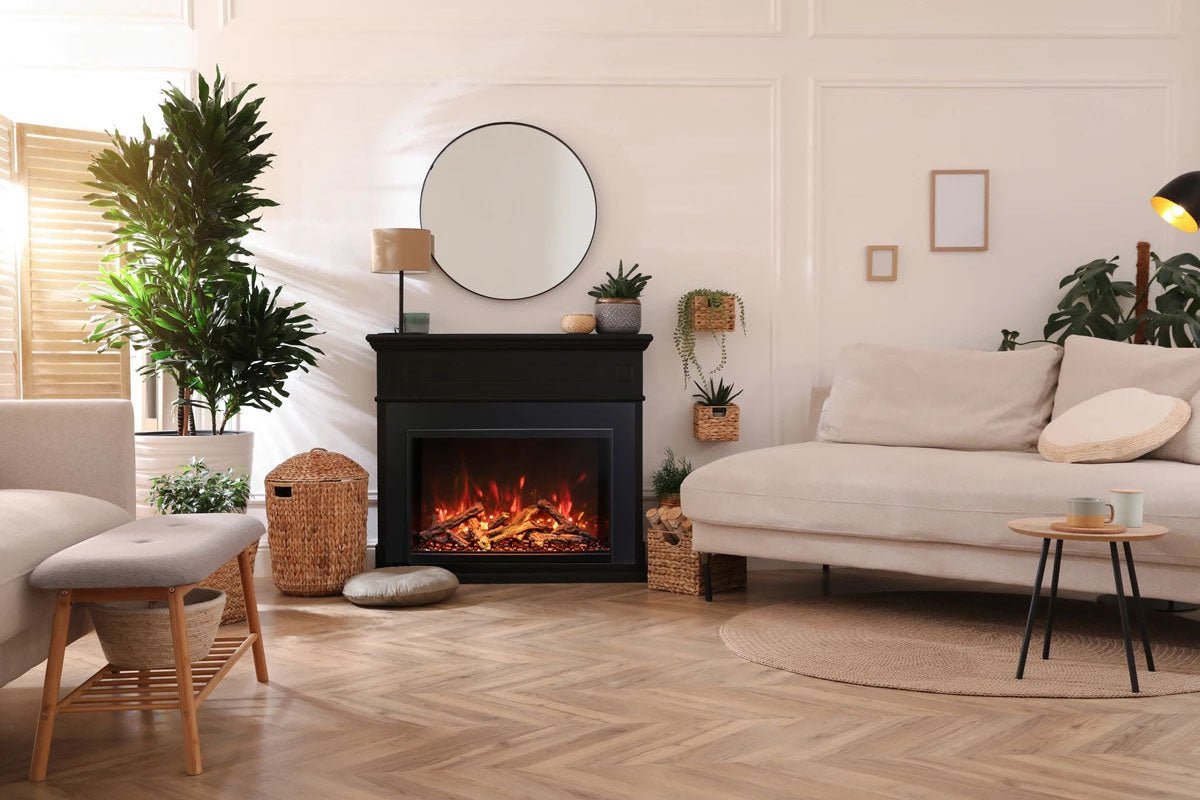 Amantii Traditional Bespoke 44 - Inch Built - In Indoor/Outdoor Smart Electric Firebox Insert - by Amantii | Buy at Agent BBQ