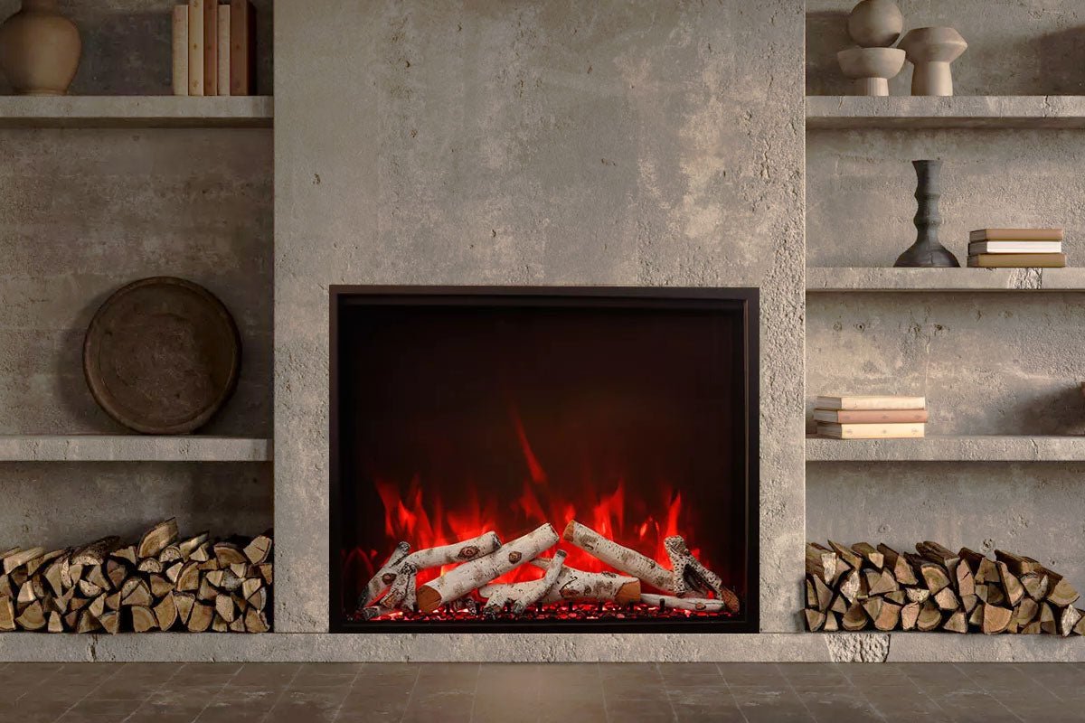 Amantii Traditional Bespoke 48 - Inch Built - In Indoor/Outdoor Smart Electric Firebox Insert - by Amantii | Buy at Agent BBQ
