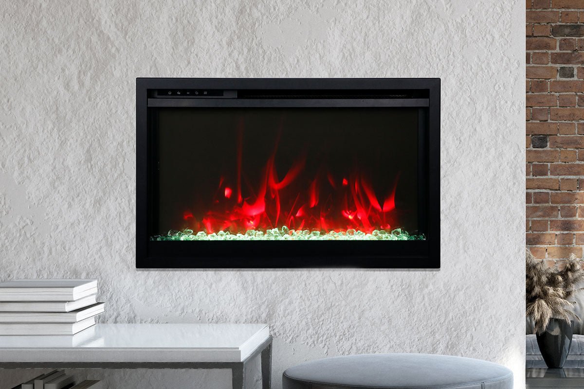 Amantii Traditional Extra Slim 26 - Inch Smart Built - In Electric Firebox Insert - by Amantii | Buy at Agent BBQ