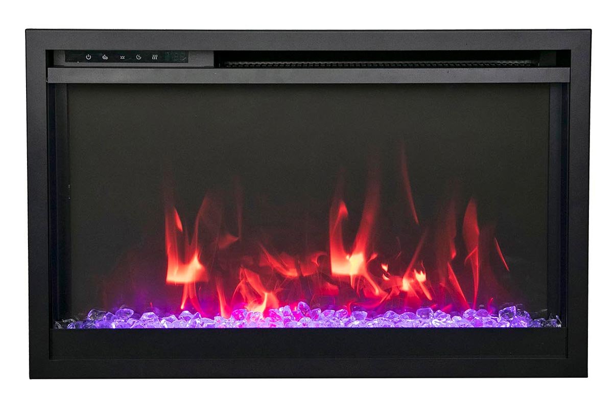 Amantii Traditional Extra Slim 26 - Inch Smart Built - In Electric Firebox Insert - by Amantii | Buy at Agent BBQ