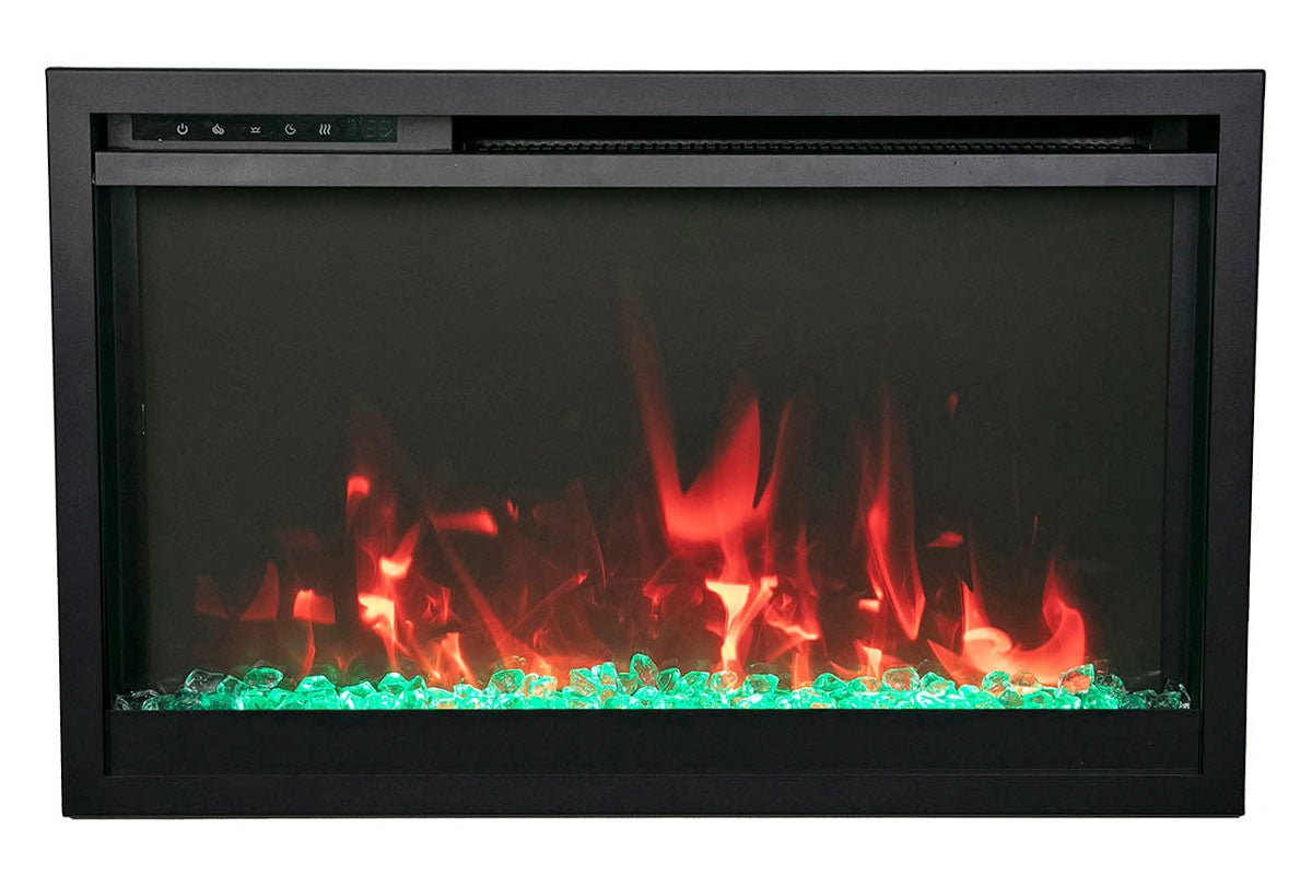 Amantii Traditional Extra Slim 26 - Inch Smart Built - In Electric Firebox Insert - by Amantii | Buy at Agent BBQ