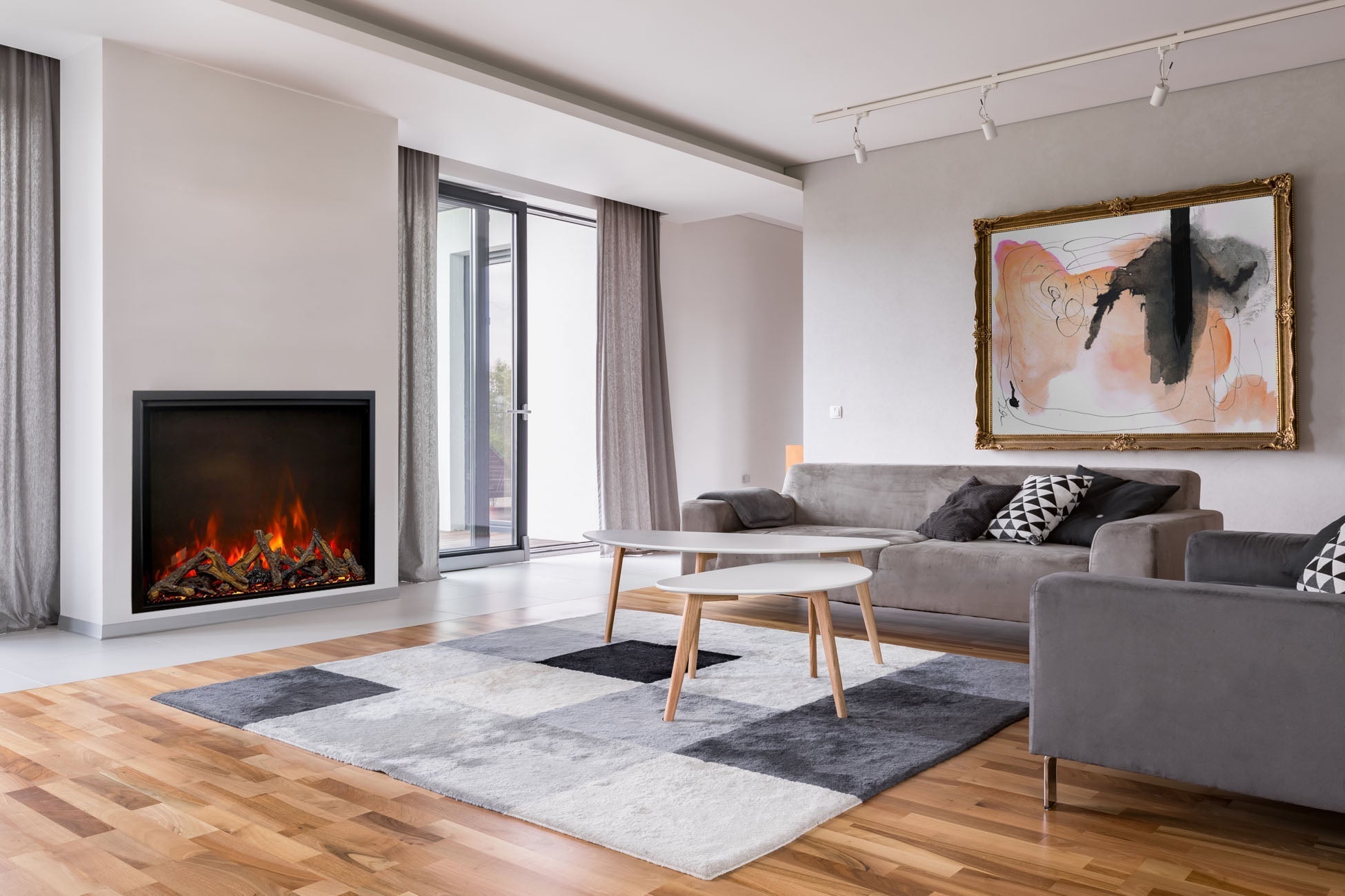 Amantii Traditional Lumina 48 - Inch Built - In Indoor/Outdoor Smart Electric Firebox Insert - by Amantii | Buy at Agent BBQ