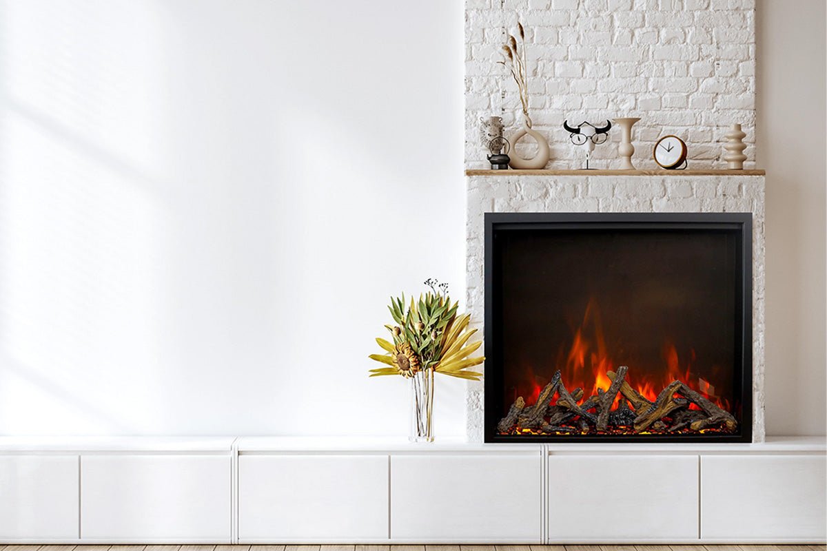 Amantii Traditional Lumina 48 - Inch Built - In Indoor/Outdoor Smart Electric Firebox Insert - by Amantii | Buy at Agent BBQ
