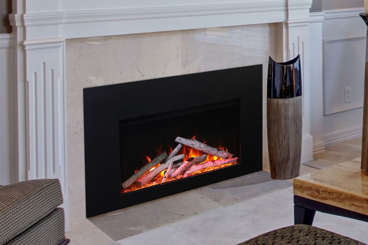 Amantii Traditional Series 38 - Inch Built - In Indoor/Outdoor Electric Firebox Insert - by Amantii | Buy at Agent BBQ