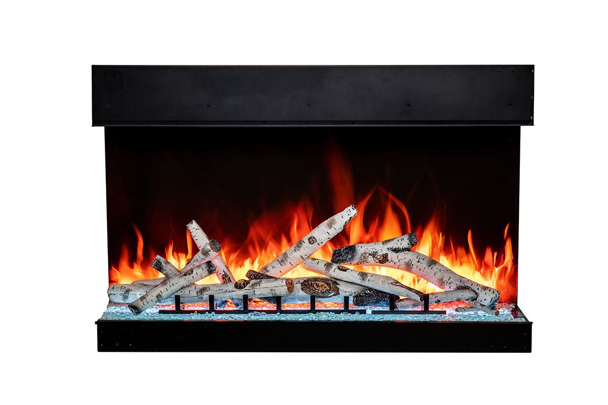 Amantii Tru View Bespoke 45 - inch 3 - Sided Built In Indoor/Outdoor Electric Fireplace - by Amantii | Buy at Agent BBQ
