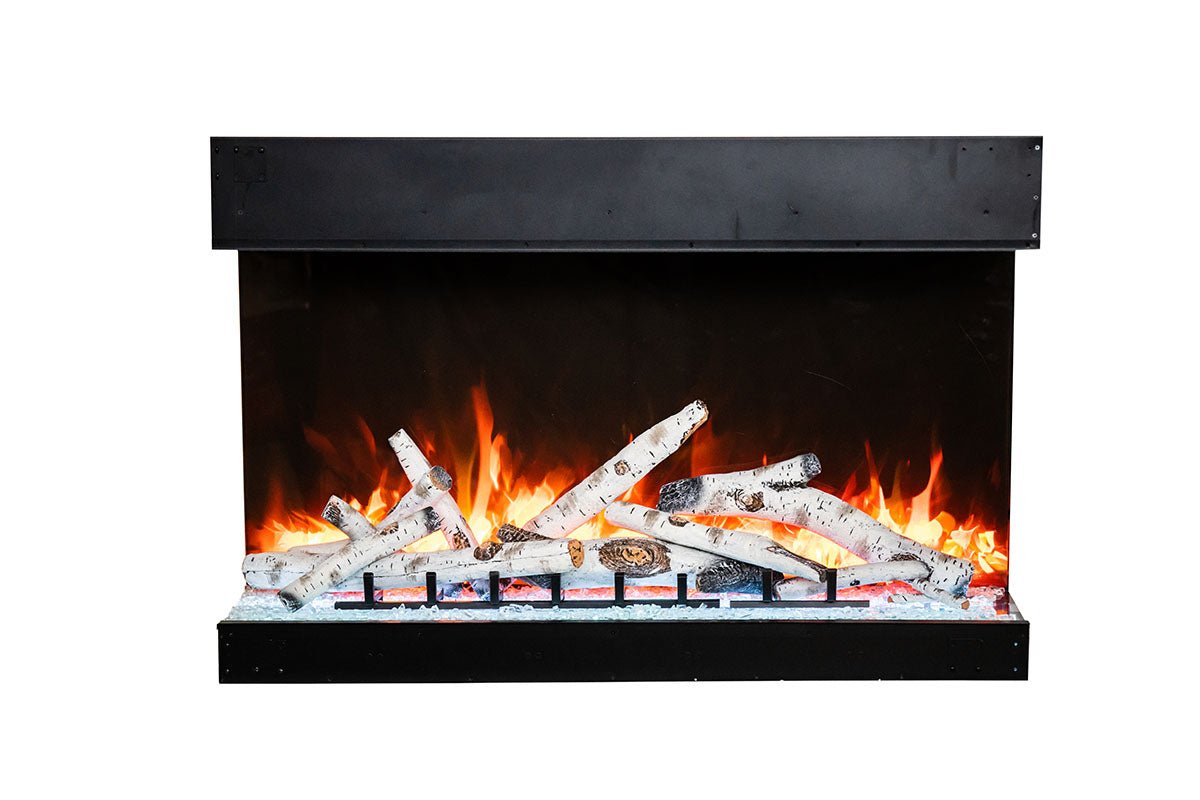 Amantii Tru View Bespoke 45 - inch 3 - Sided Built In Indoor/Outdoor Electric Fireplace - by Amantii | Buy at Agent BBQ
