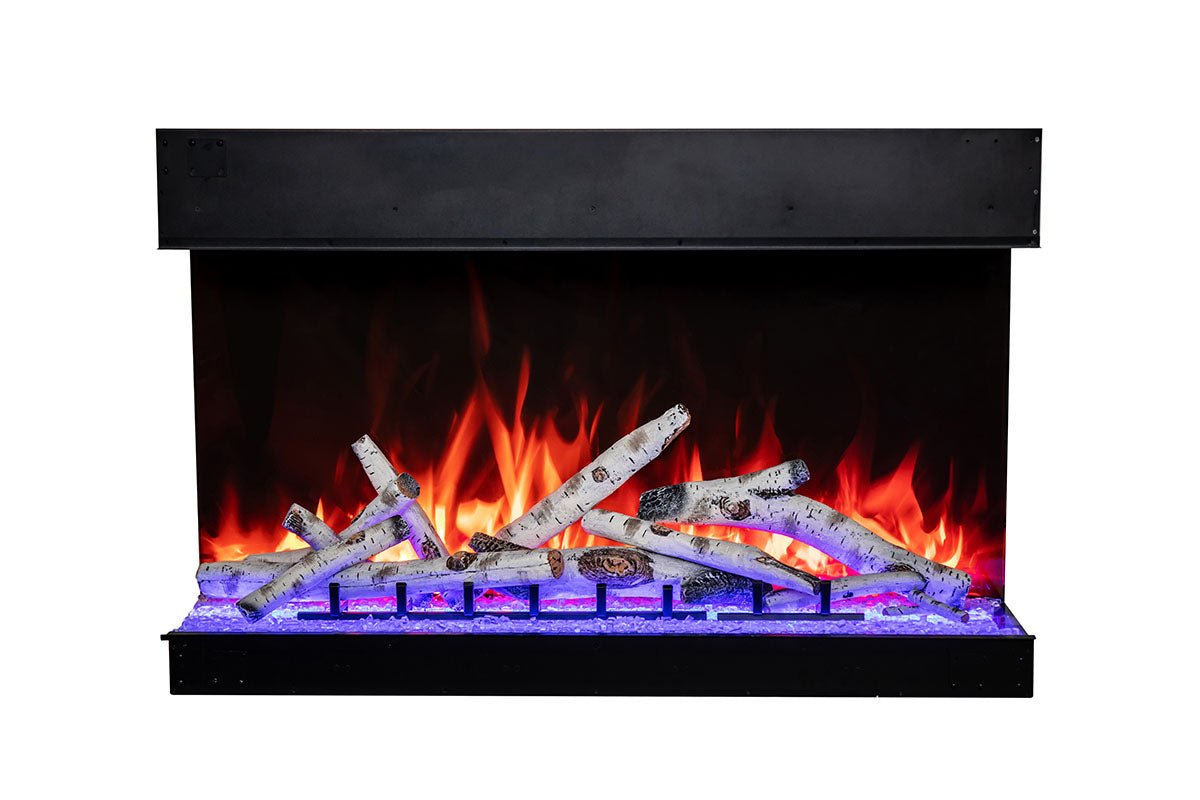 Amantii Tru View Bespoke 45 - inch 3 - Sided Built In Indoor/Outdoor Electric Fireplace - by Amantii | Buy at Agent BBQ