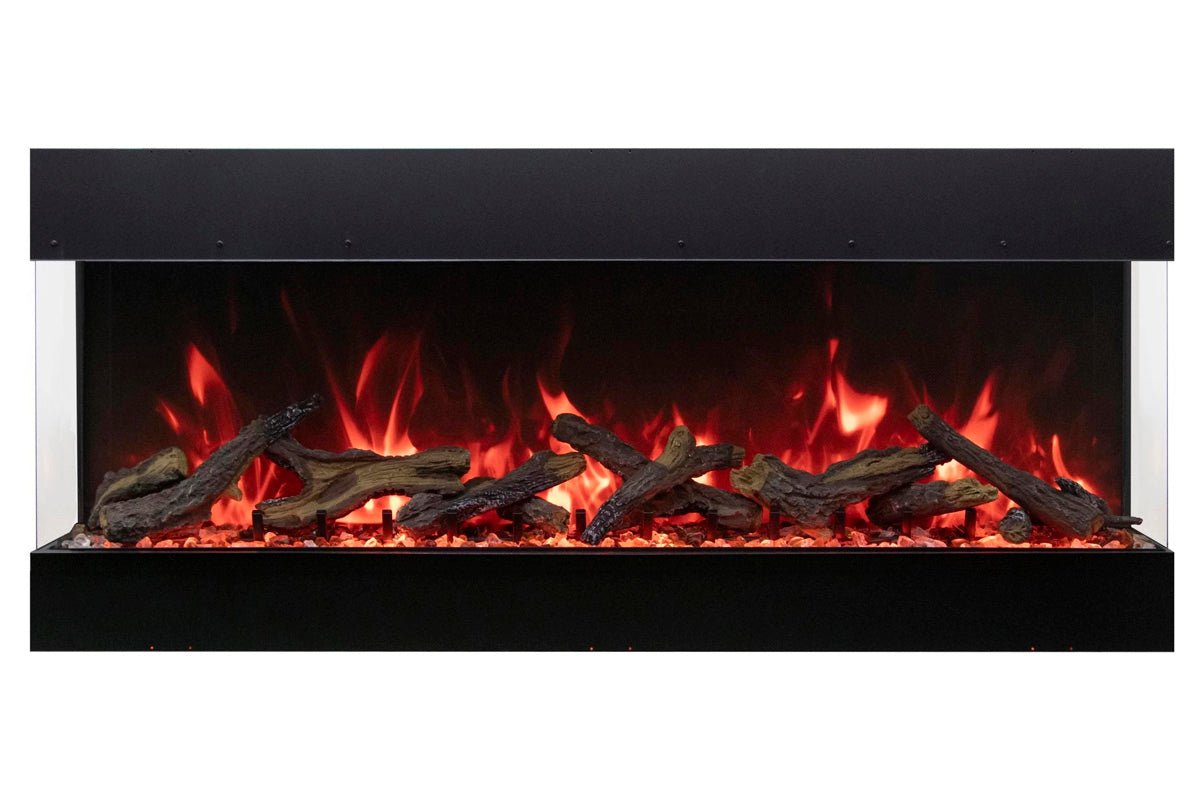 Amantii Tru View Bespoke 55 - inch 3 - Sided Built In Indoor/Outdoor Electric Fireplace - by Amantii | Buy at Agent BBQ