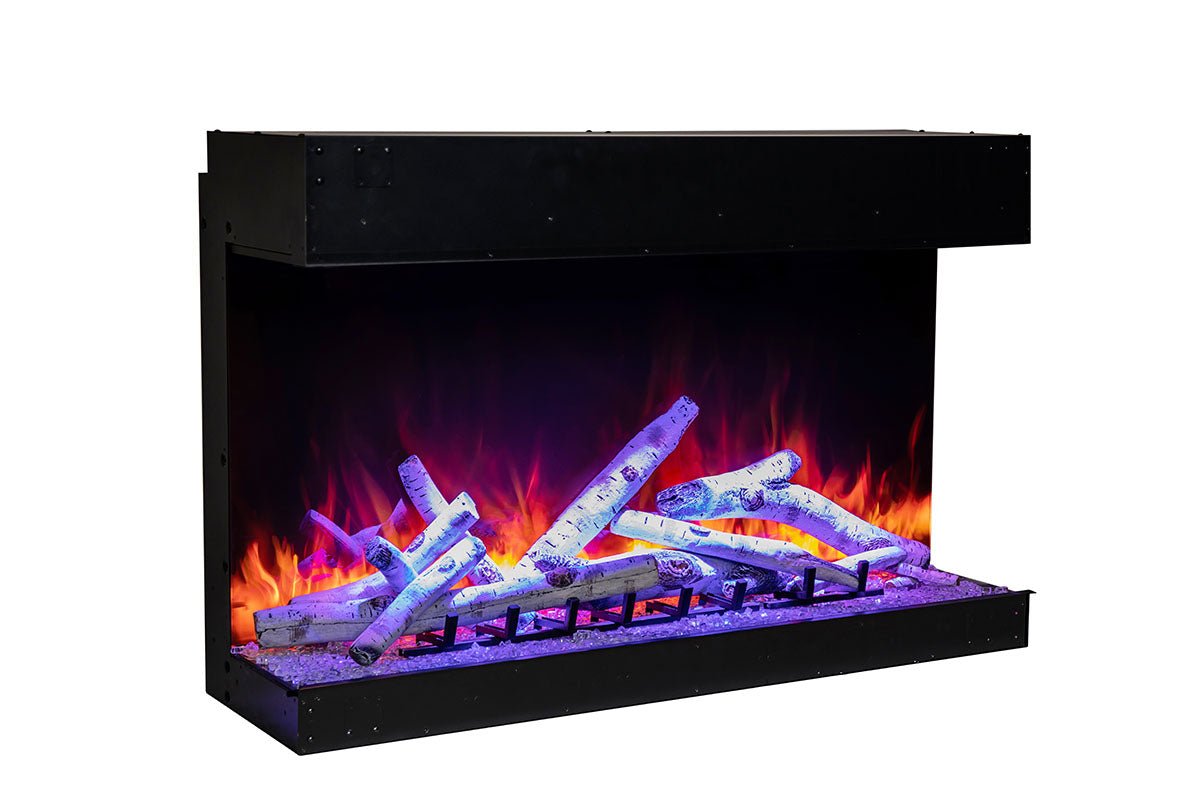 Amantii Tru View Bespoke 55 - inch 3 - Sided Built In Indoor/Outdoor Electric Fireplace - by Amantii | Buy at Agent BBQ