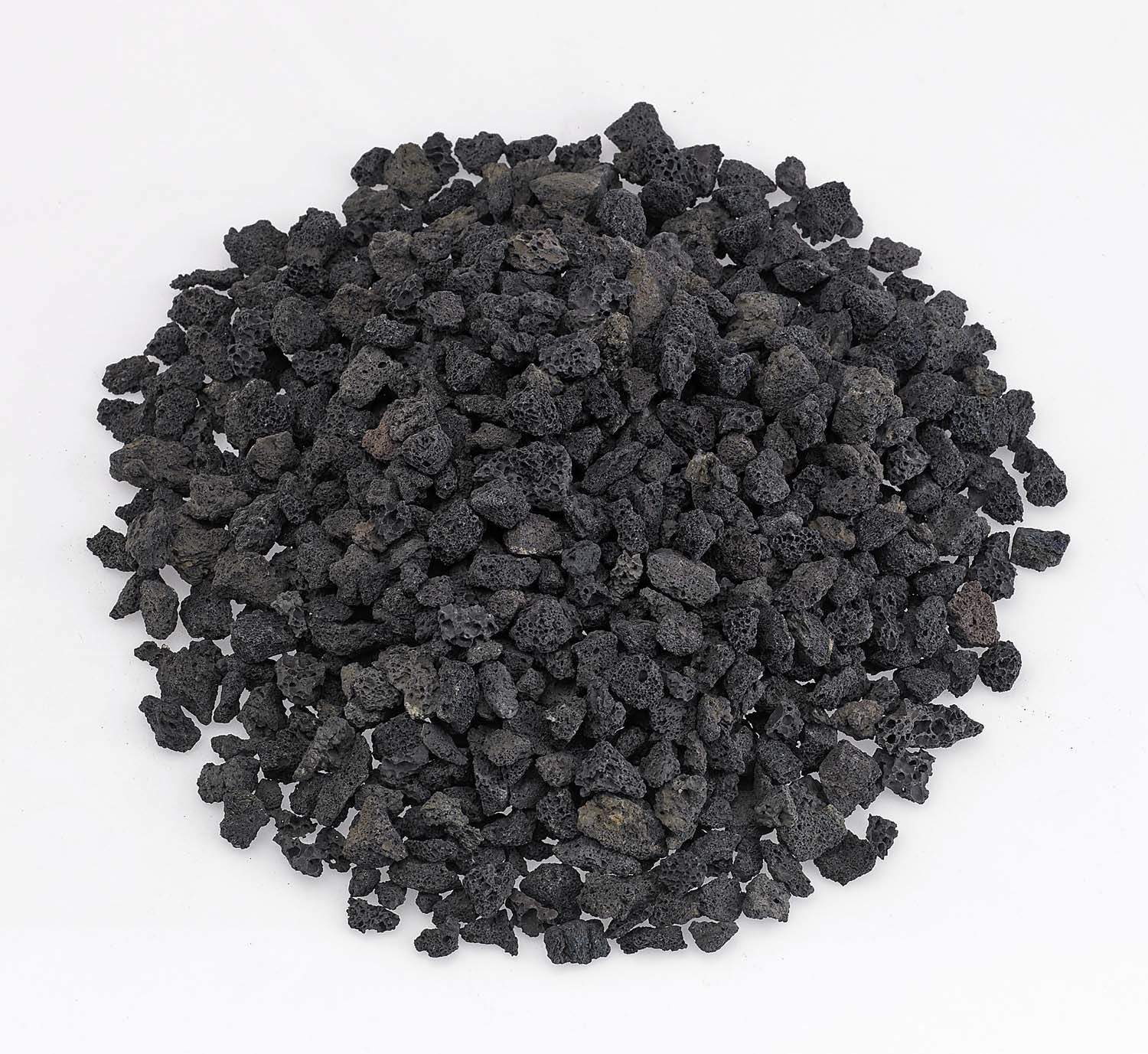 American Fire Glass 10 - Pound Black Lava Rock, Small .25 - .5 Inch - by American Fire Glass | Buy at Agent BBQ