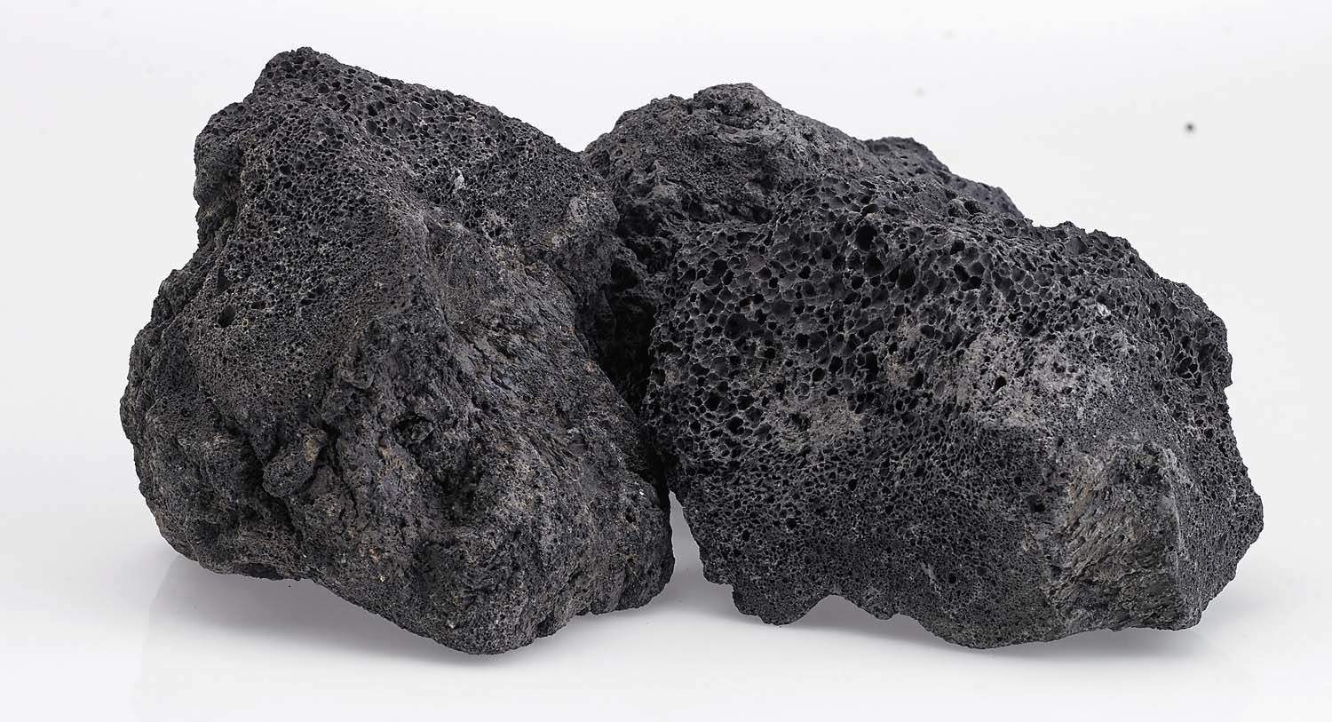 American Fire Glass 10 - Pound Black Lava Rock, XXL 4 - 6 Inch - by American Fire Glass | Buy at Agent BBQ