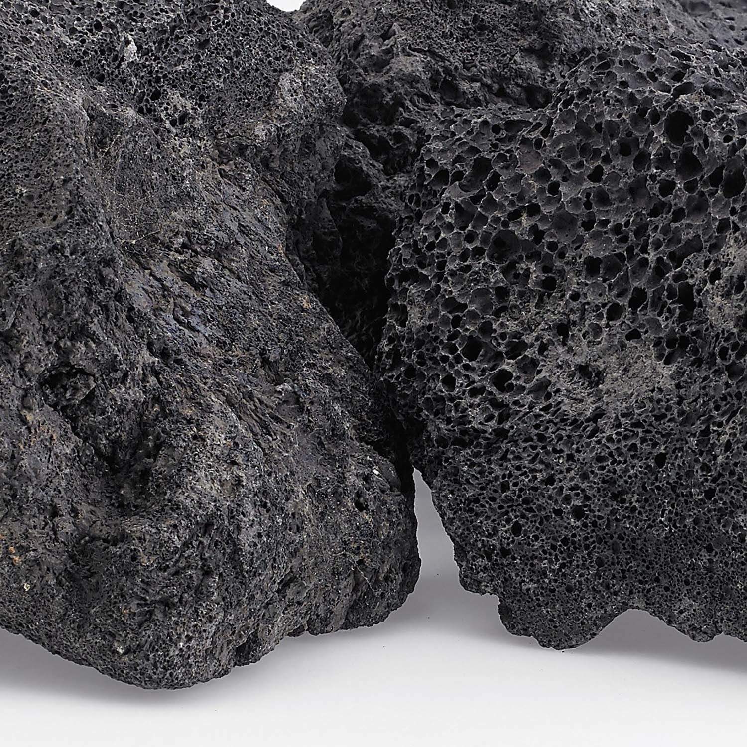 American Fire Glass 10 - Pound Black Lava Rock, XXL 4 - 6 Inch - by American Fire Glass | Buy at Agent BBQ