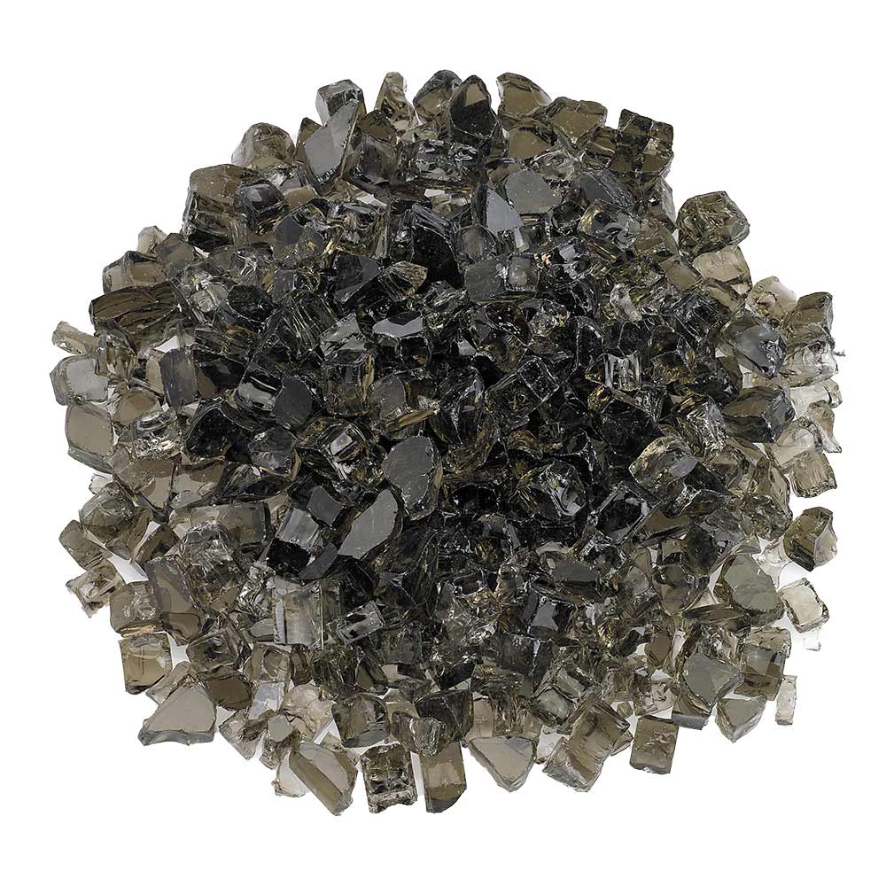 American Fire Glass 1/2 - Inch Classic Fire Glass, 10 - Pounds, Bronze - by American Fire Glass | Buy at Agent BBQ