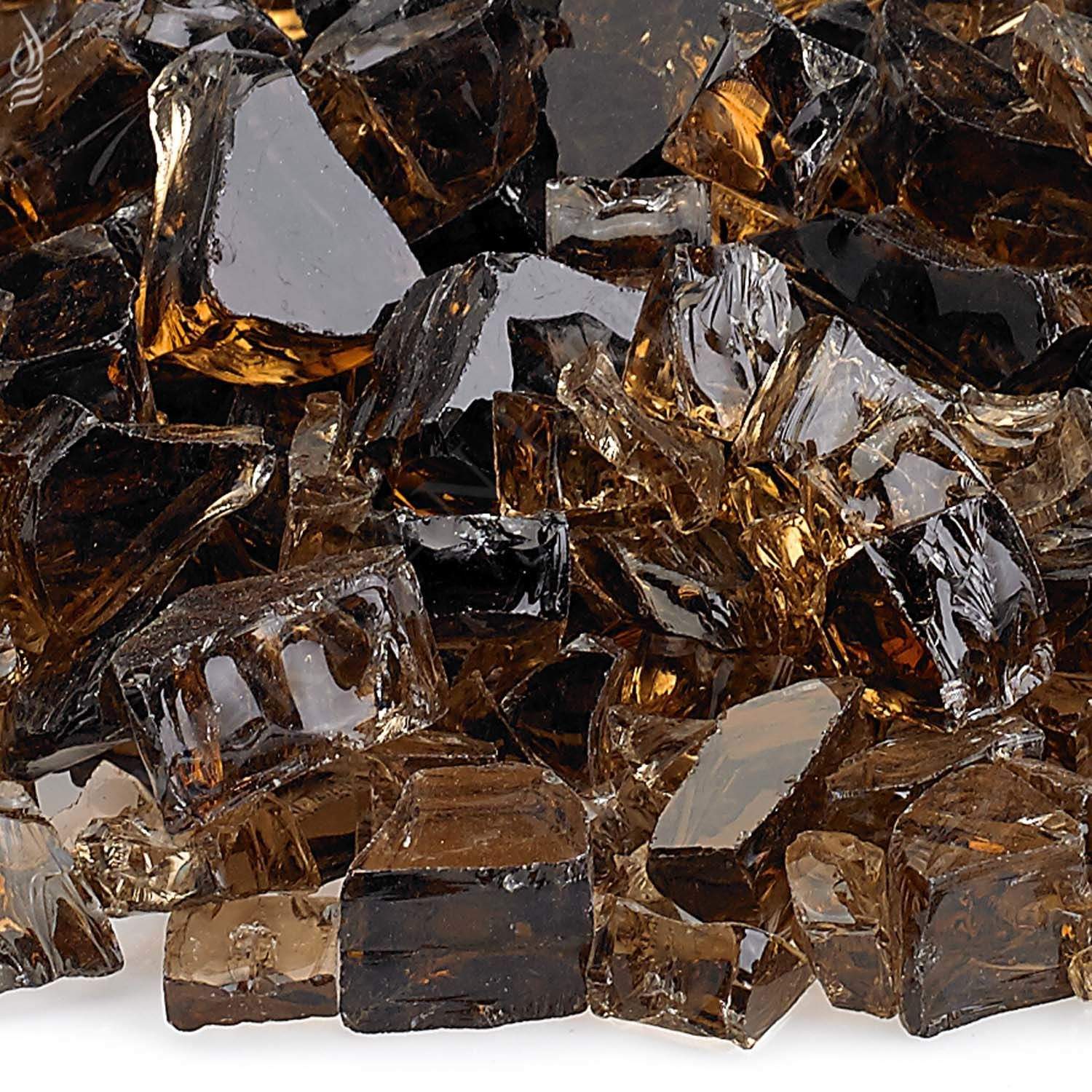 American Fire Glass 1/2 - Inch Classic Fire Glass, 10 - Pounds, Copper - by American Fire Glass | Buy at Agent BBQ