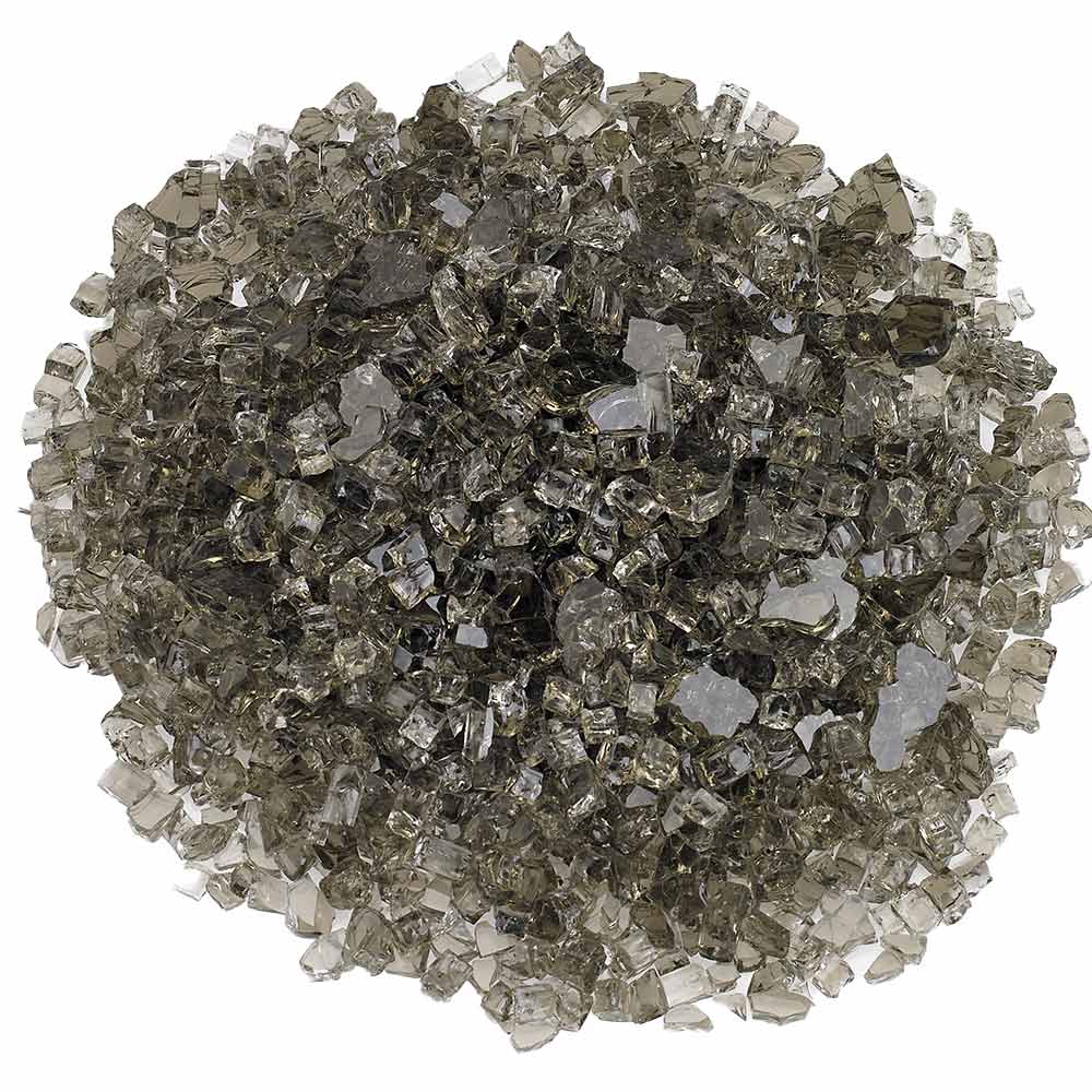 American Fire Glass 1/4 - Inch Classic Fire Glass, 10 - Pounds, Bronze - by American Fire Glass | Buy at Agent BBQ