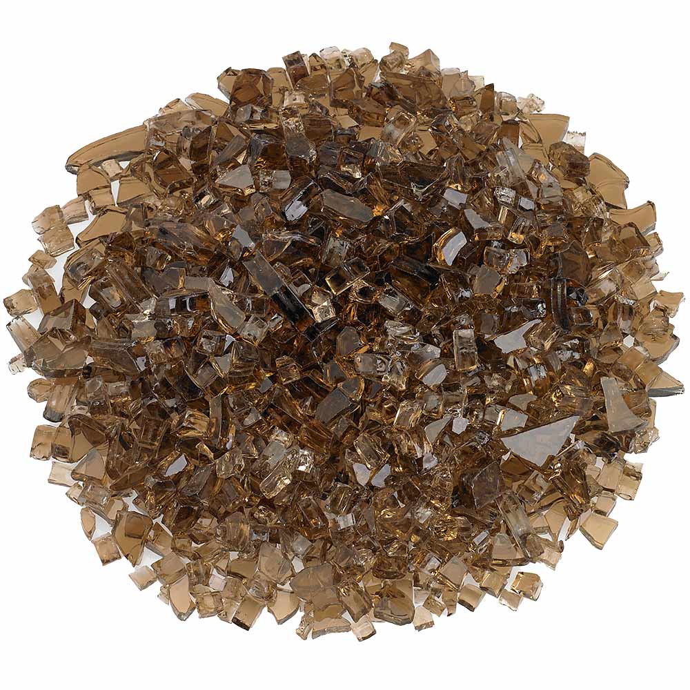 American Fire Glass 1/4 - Inch Classic Fire Glass, 10 - Pounds, Copper - by American Fire Glass | Buy at Agent BBQ