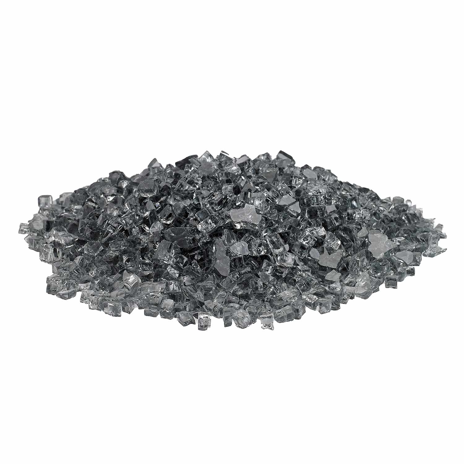 American Fire Glass 1/4 - Inch Classic Fire Glass, 10 - Pounds, Grey - by American Fire Glass | Buy at Agent BBQ