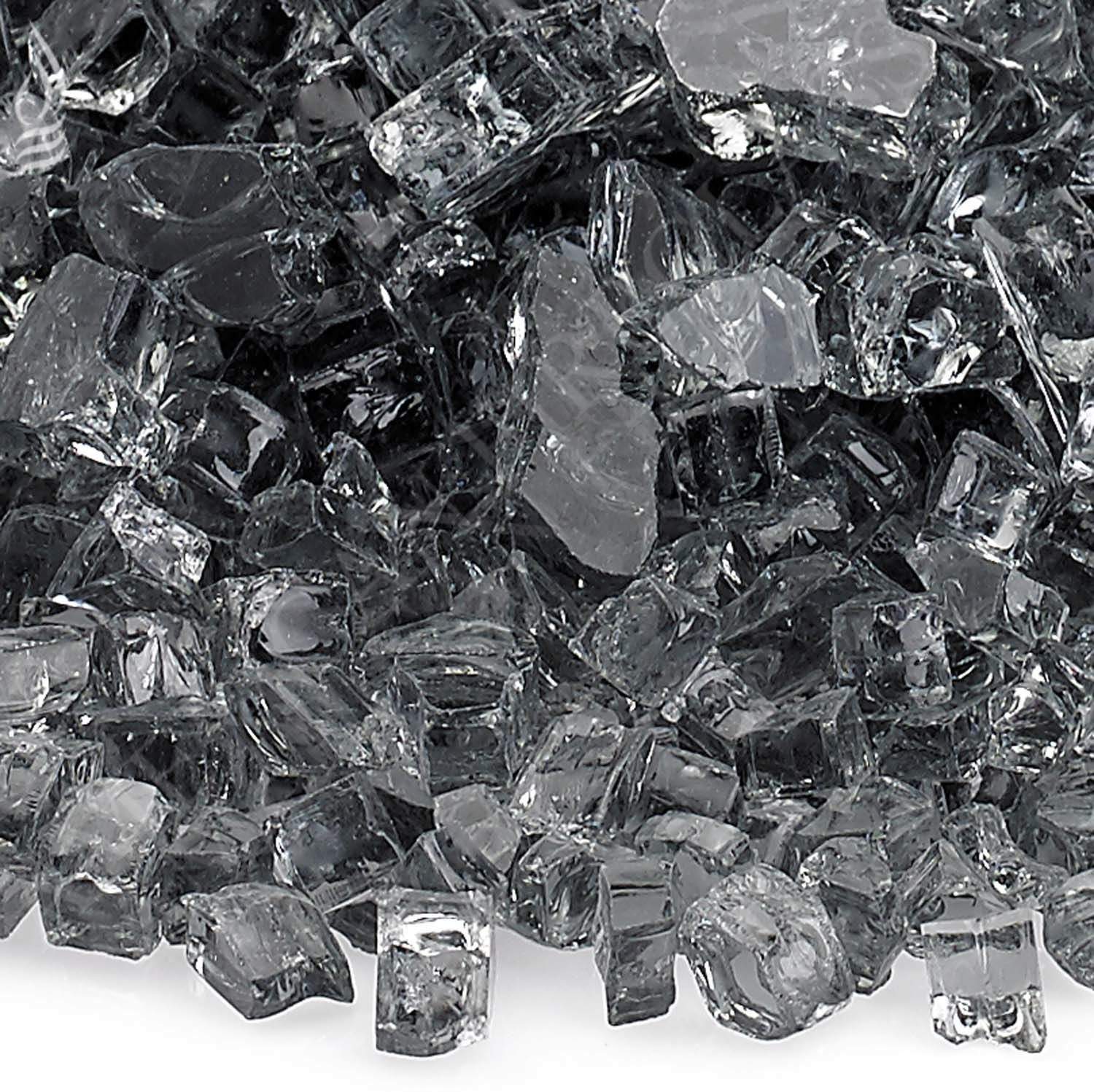 American Fire Glass 1/4 - Inch Classic Fire Glass, 10 - Pounds, Grey - by American Fire Glass | Buy at Agent BBQ