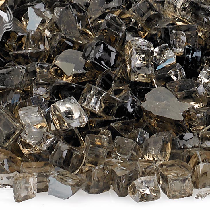 American Fire Glass 1/4 - Inch Premium Fire Glass, 10 - Pounds, Bronze Reflective - by American Fire Glass | Buy at Agent BBQ
