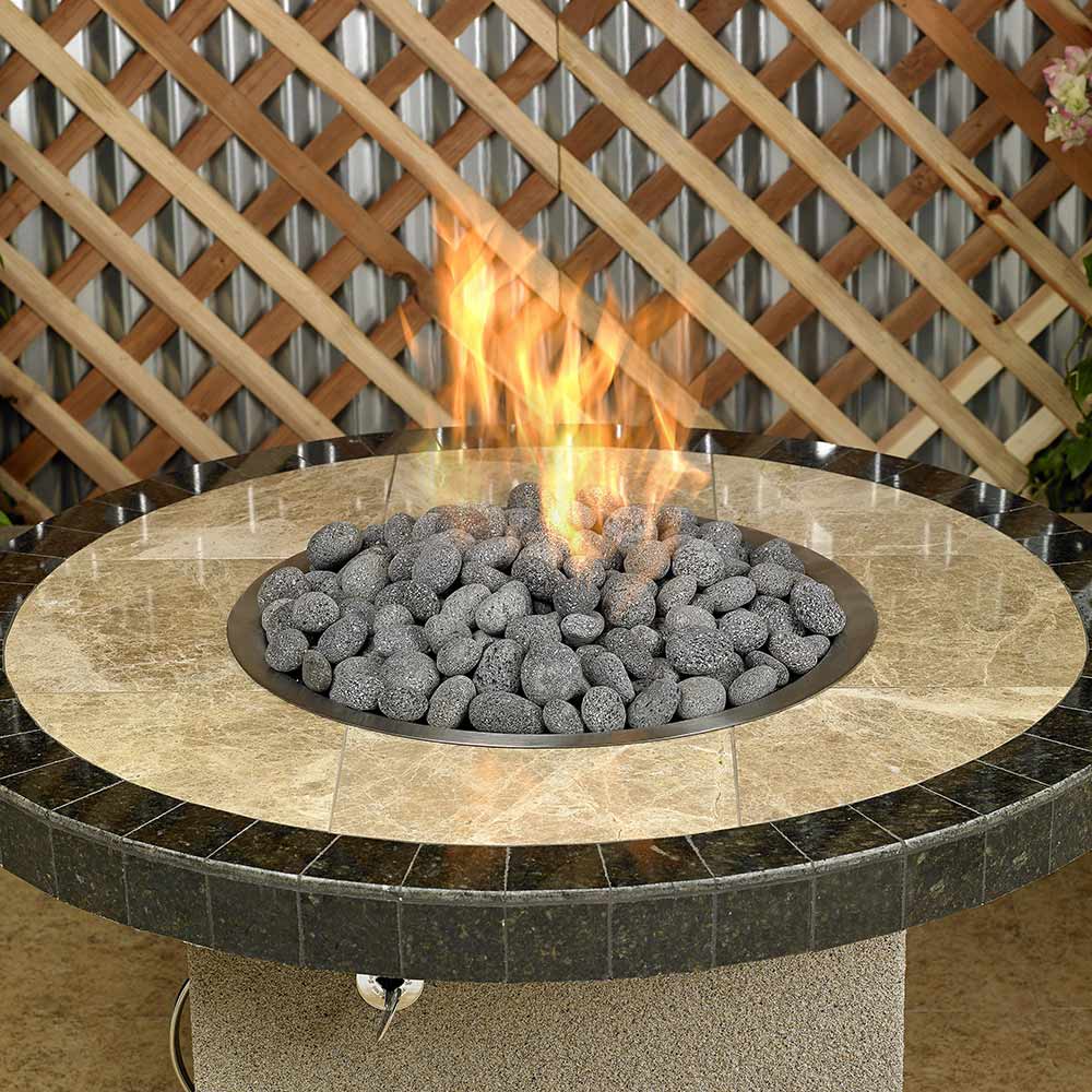 American Fire Glass Gray Lava Stone, 20 pounds, Medium 1 - 2 Inch - by American Fire Glass | Buy at Agent BBQ