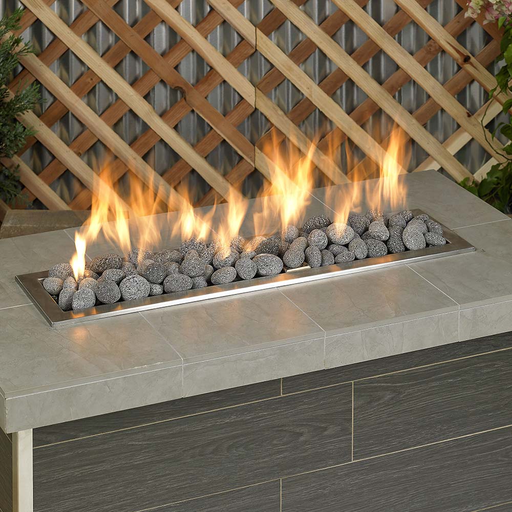 American Fire Glass Gray Lava Stone, 20 pounds, Medium 1 - 2 Inch - by American Fire Glass | Buy at Agent BBQ
