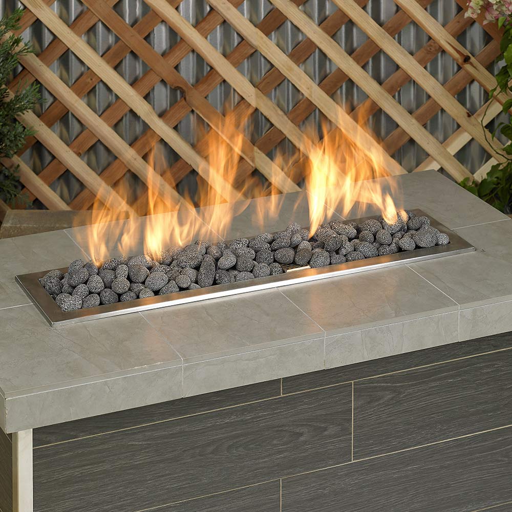 American Fire Glass Gray Lava Stone, 20 pounds, Small 1/2 - 1 Inch - by American Fire Glass | Buy at Agent BBQ