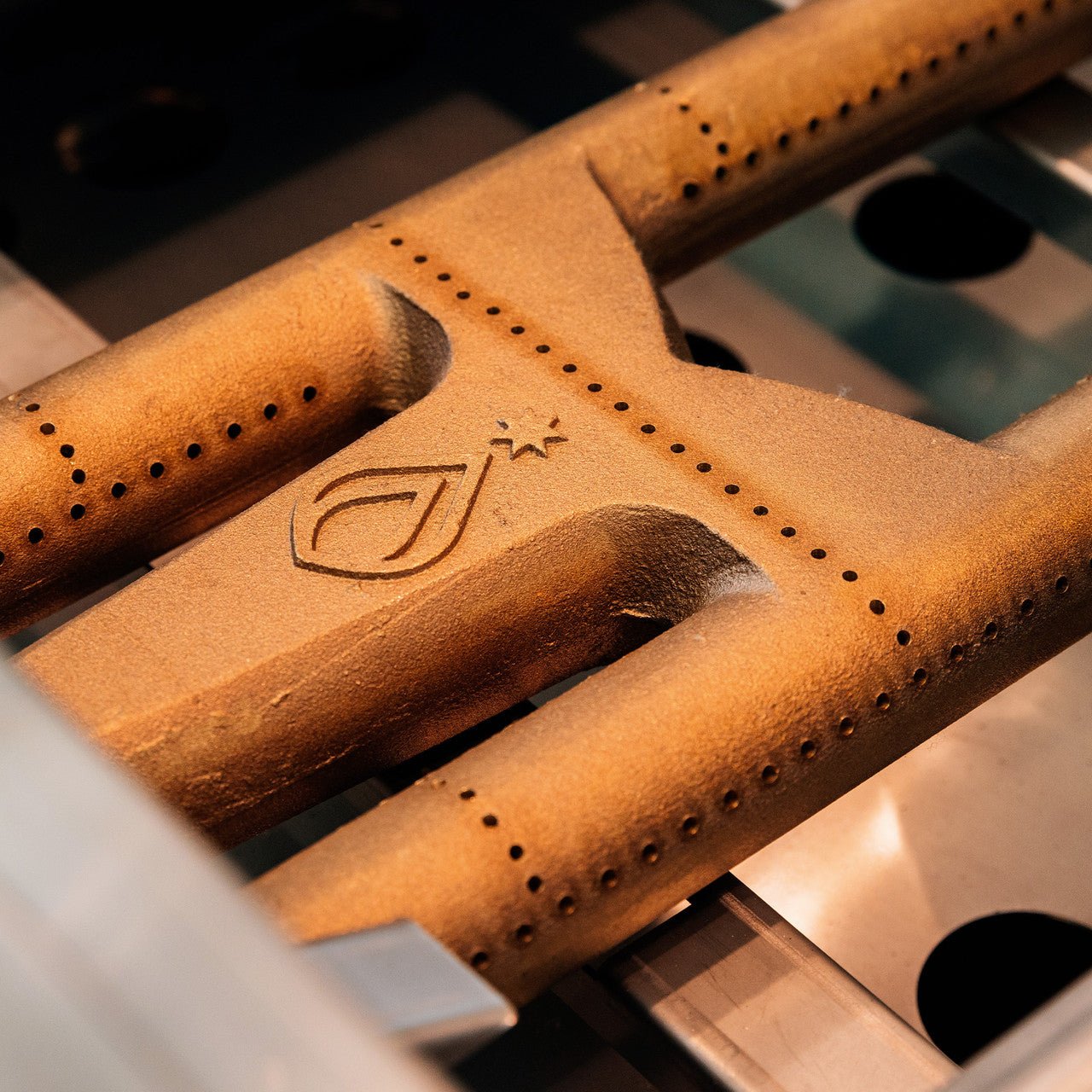 Estate Red Brass Burners - by American Made Grills | Buy at Agent BBQ
