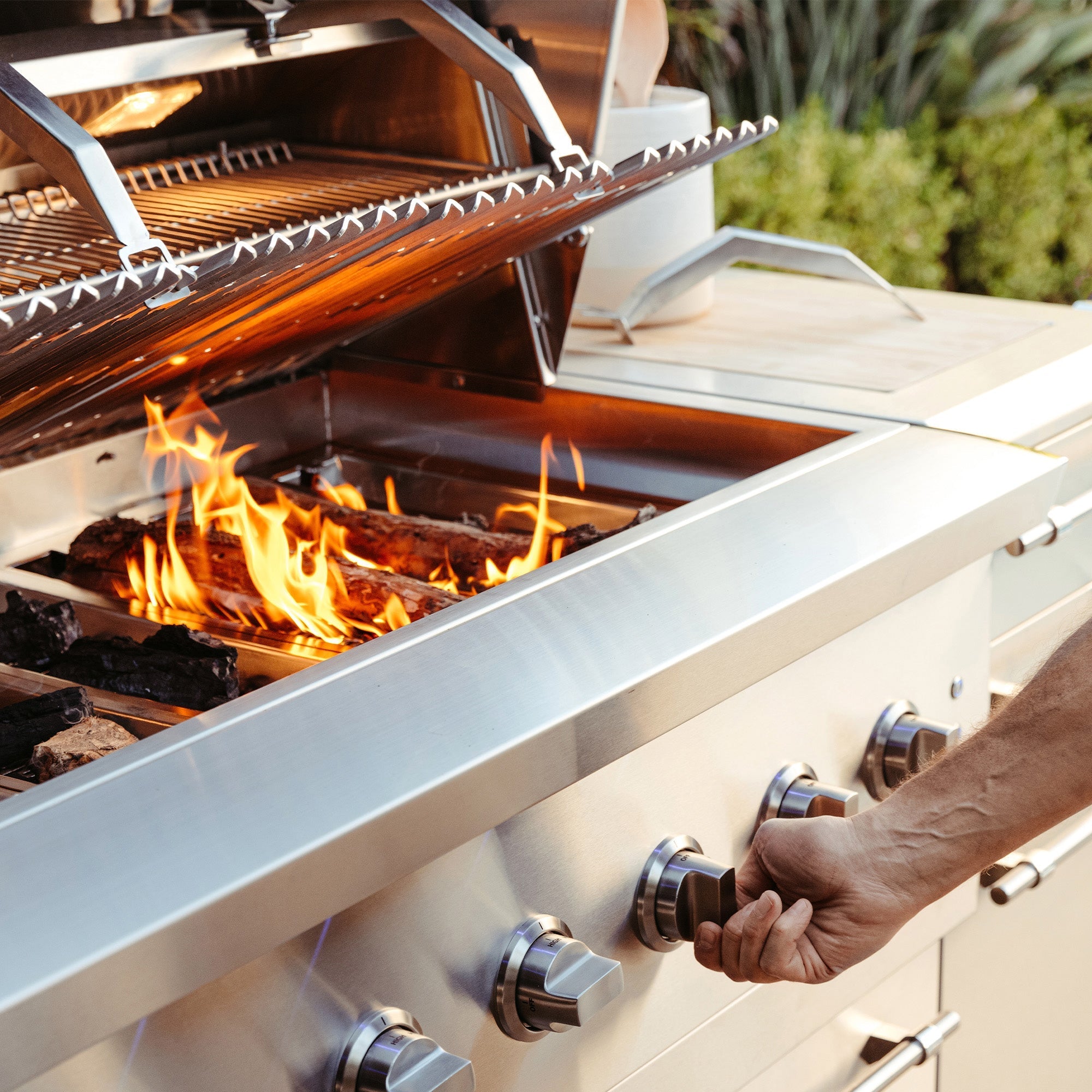 Freestanding Encore - 36" Hybrid Grill - by American Made Grills | Buy at Agent BBQ