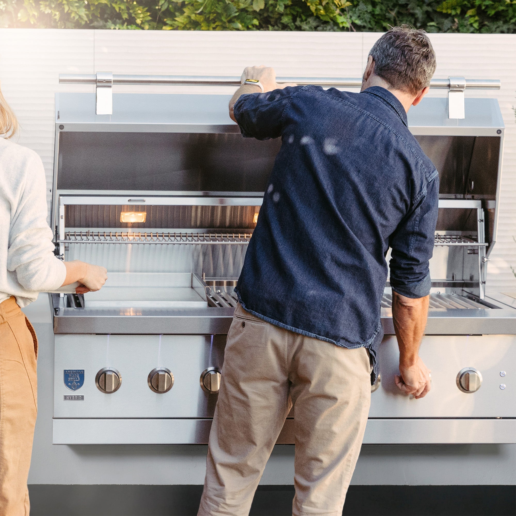 Freestanding Encore - 54" Hybrid Grill - by American Made Grills | Buy at Agent BBQ