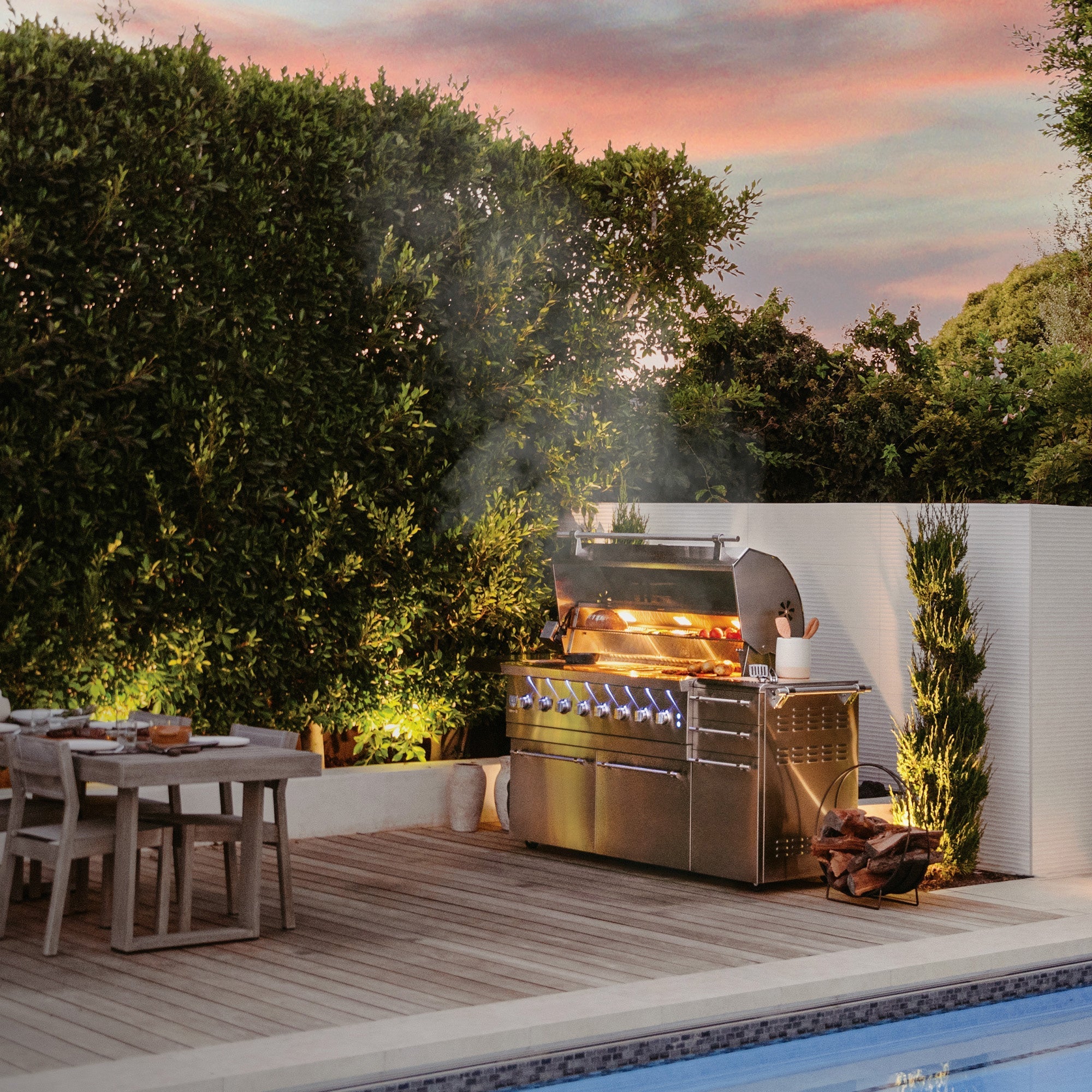 Freestanding Encore - 54" Hybrid Grill - by American Made Grills | Buy at Agent BBQ