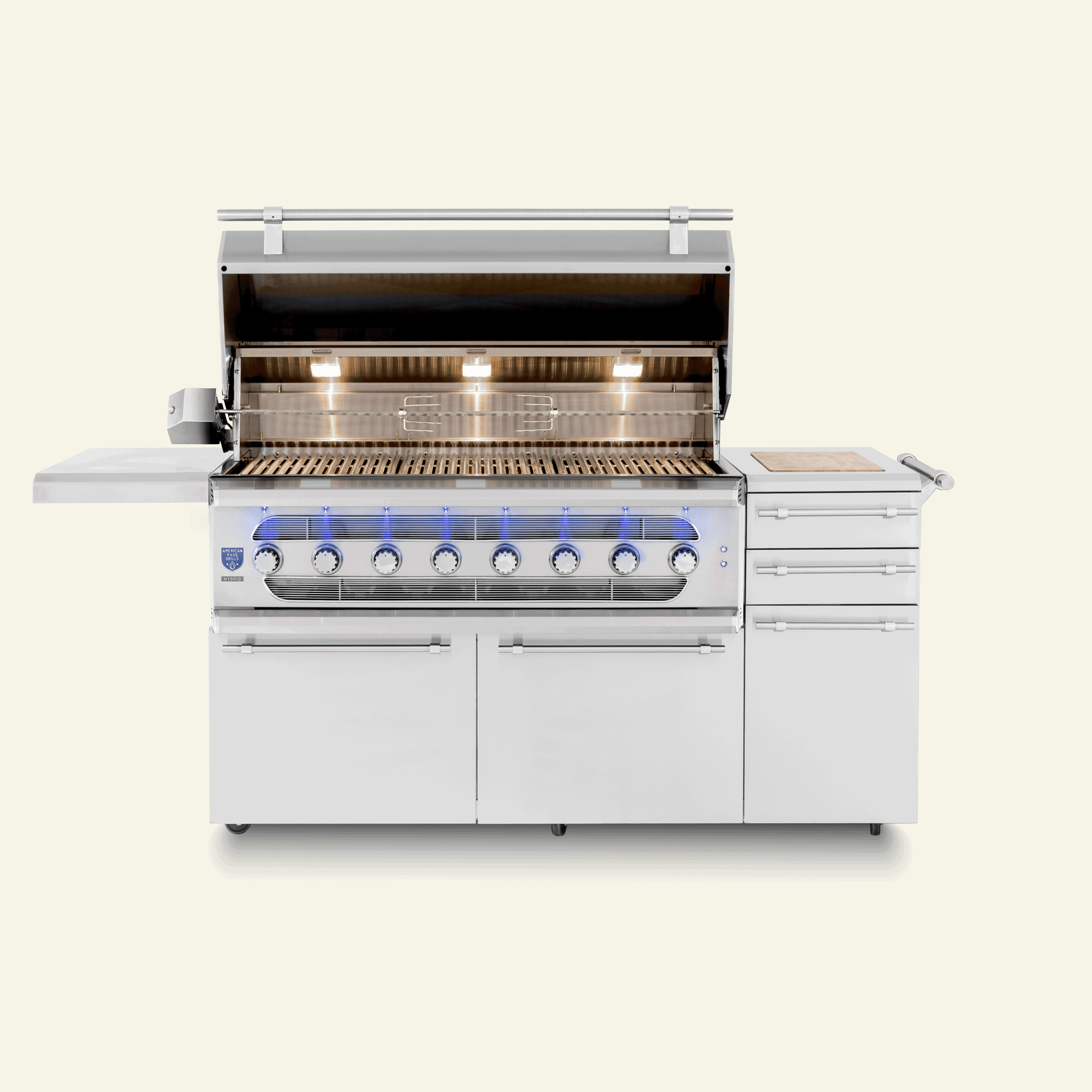 Freestanding Muscle - 54" Hybrid Grill - by American Made Grills | Buy at Agent BBQ
