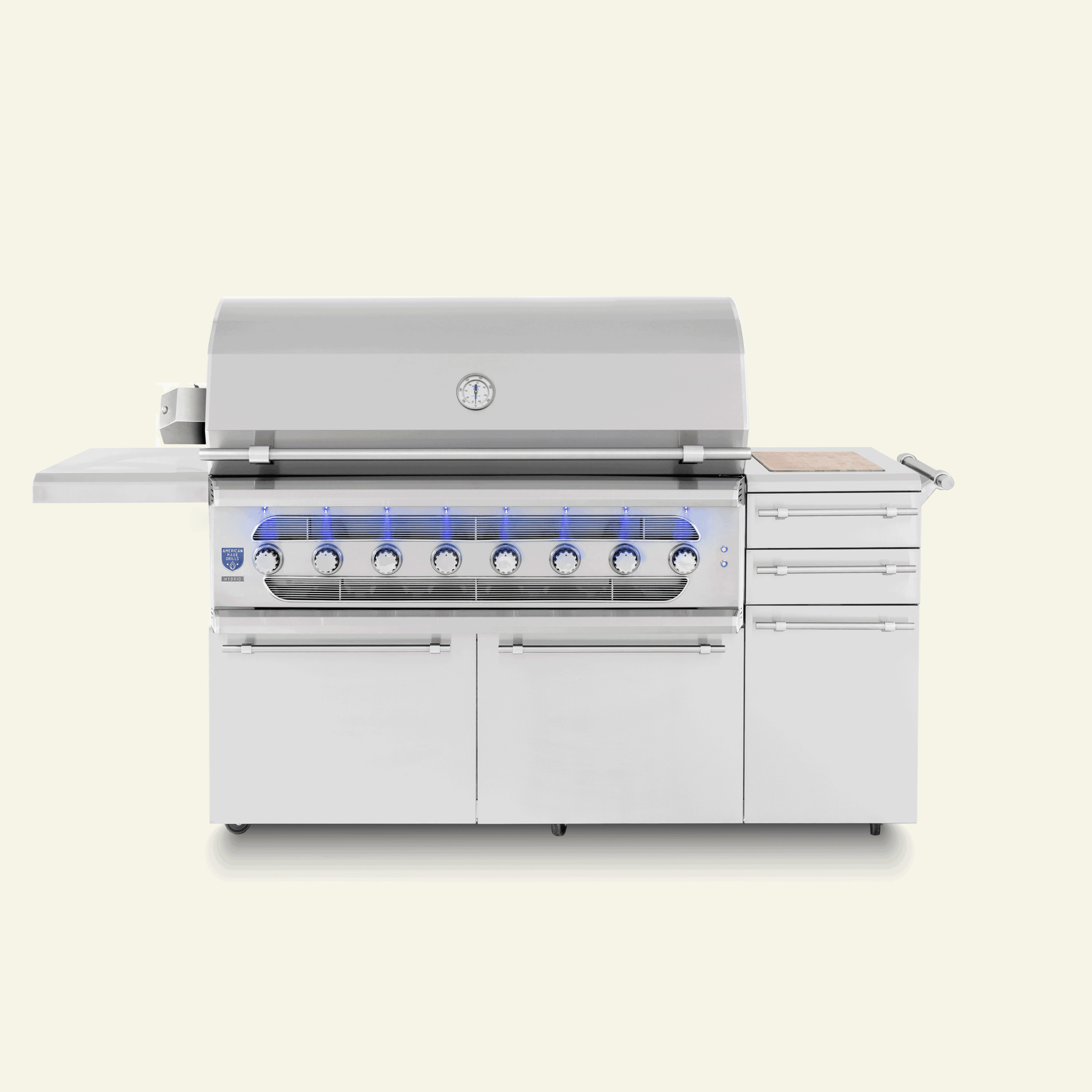 Freestanding Muscle - 54" Hybrid Grill - by American Made Grills | Buy at Agent BBQ
