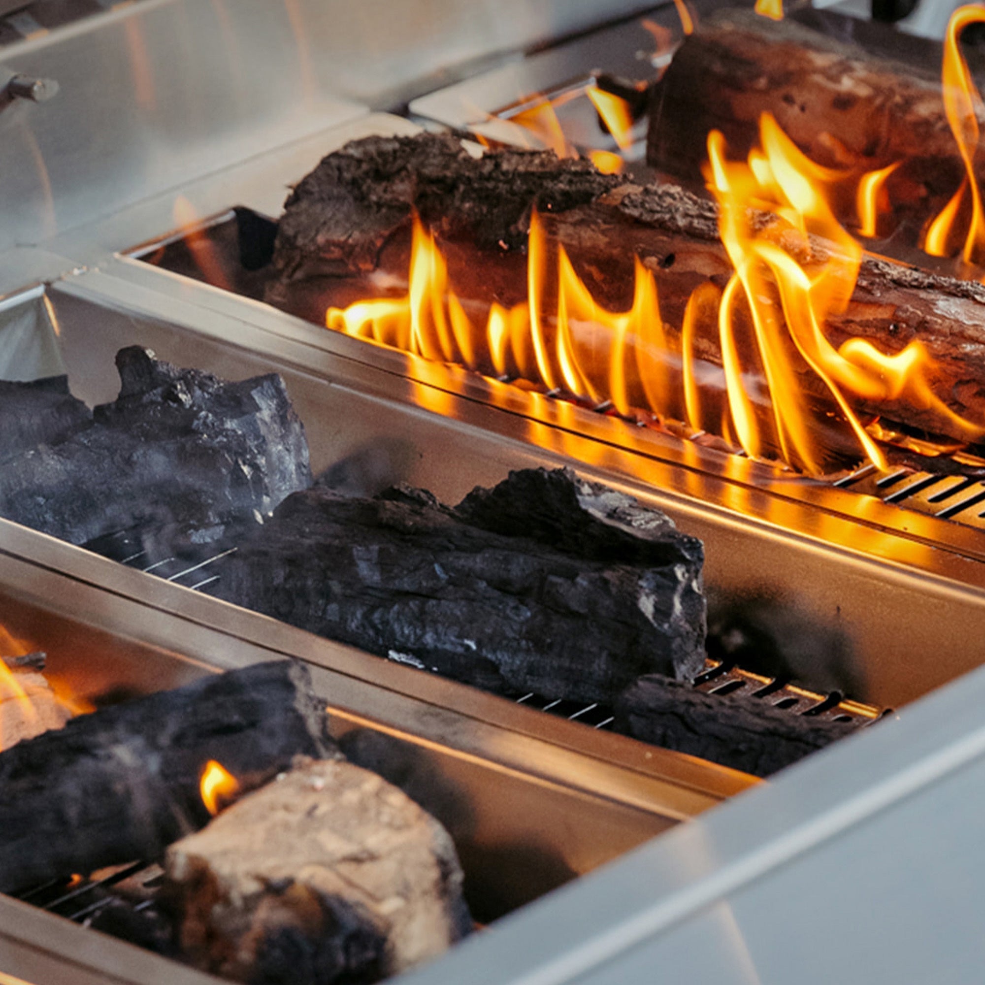 Freestanding Muscle - 54" Hybrid Grill - by American Made Grills | Buy at Agent BBQ