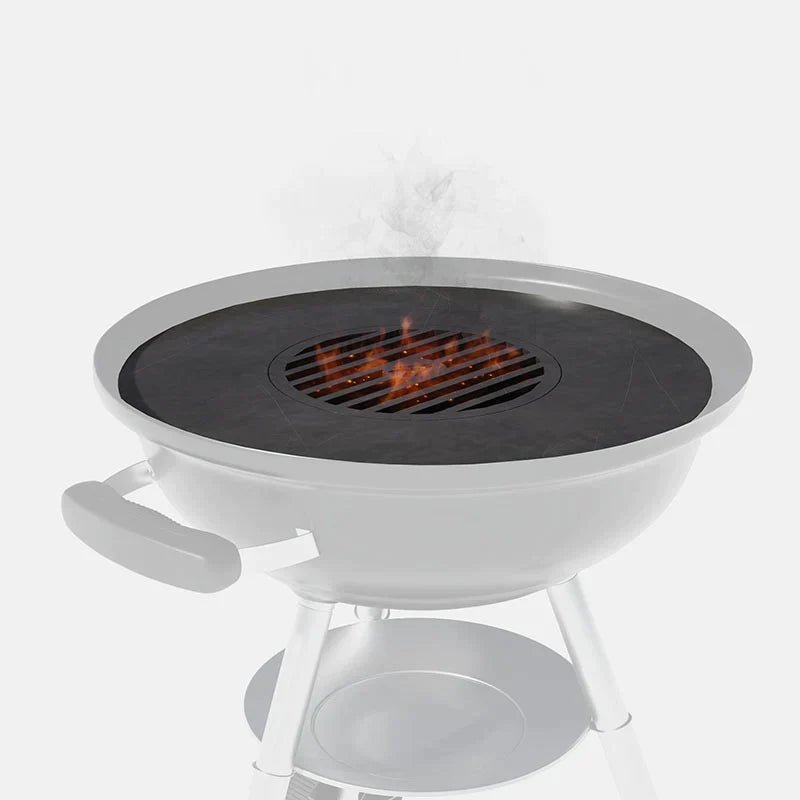 Arteflame 20″ Two-Piece Flat-Top Kit — Fits Weber® Kettle Charcoal Grills (Griddle Ring + Center Grill Grate) - by Arteflame | Buy at Agent BBQ