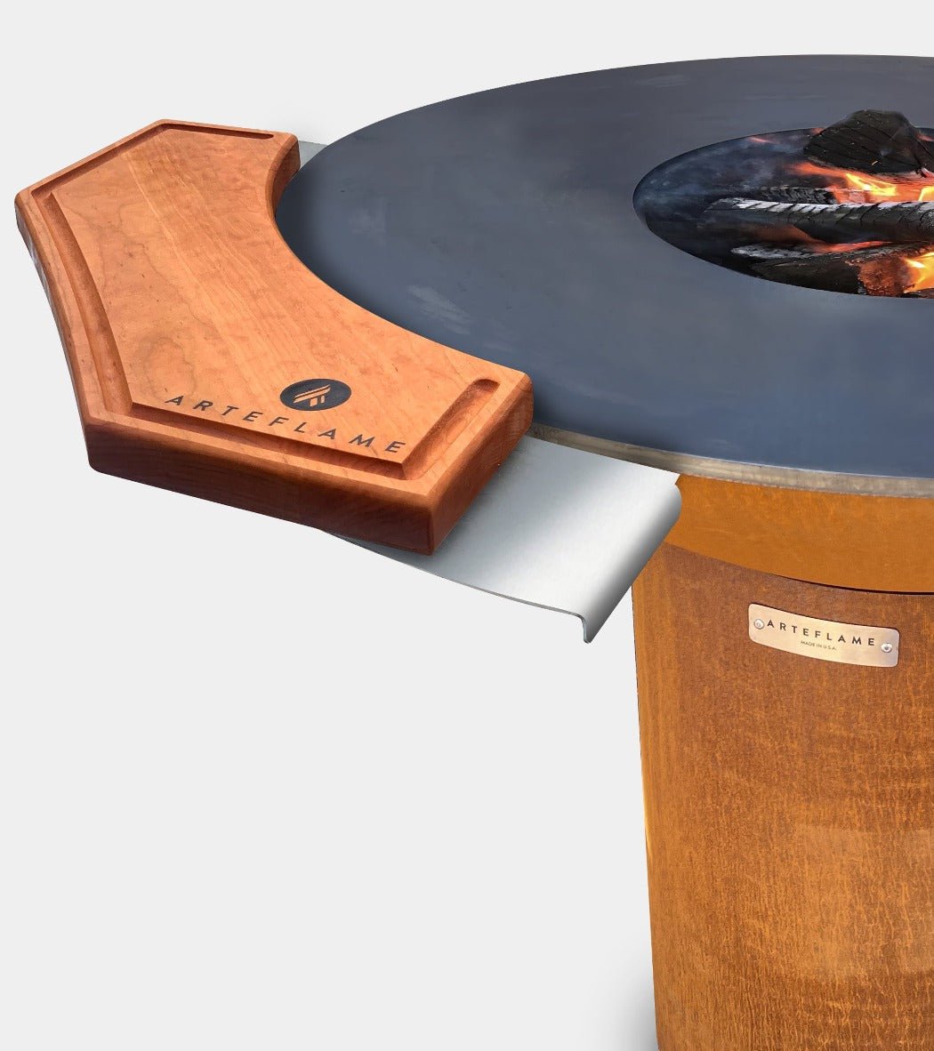 Arteflame One Series 40″ — XXL Flat-Top Charcoal Grill & Fire Bowl (Single-Piece CORTEN Body) - All Products, Arteflame Grills by Arteflame | Buy at Agent BBQ