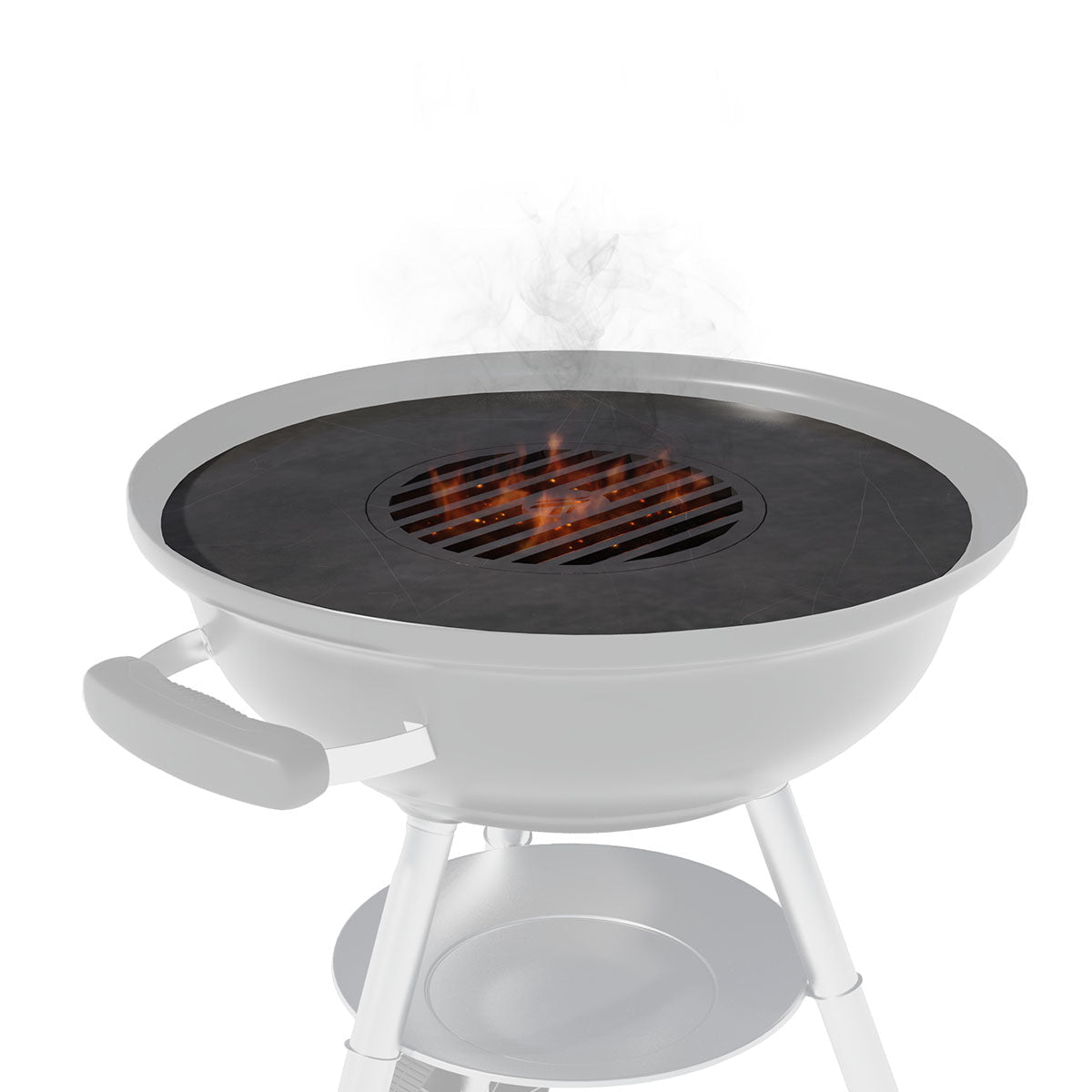 Arteflame Two-Piece Flat-Top Insert — Fits Weber® Kettle Charcoal Grills (Griddle Ring + Center Grill Grate) - All Products,Replacement Grill Inserts by Arteflame | Buy at Agent BBQ