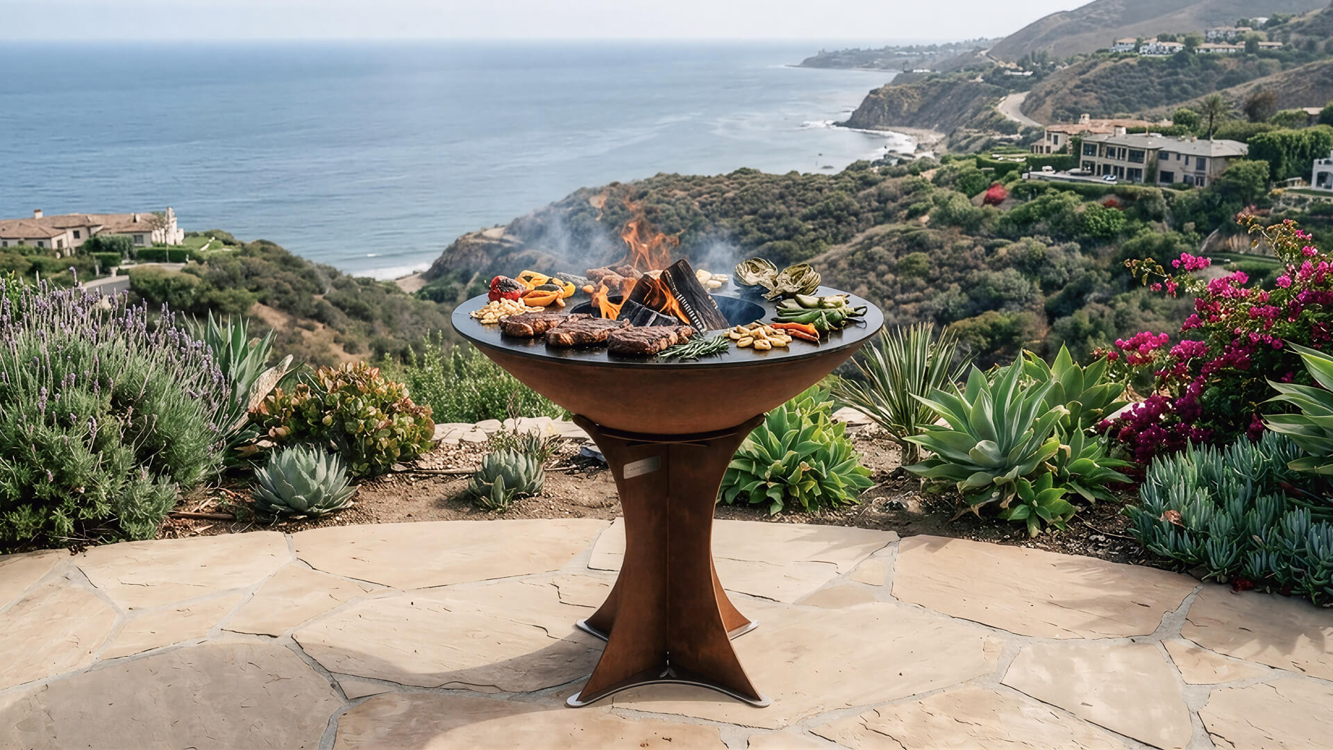 Arteflame XXL 40" Flat Top Grill - High Euro Base - All Products, Arteflame Grills by Arteflame | Buy at Agent BBQ