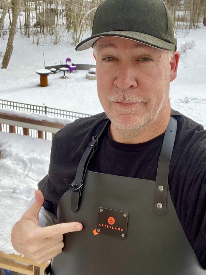 Elevate Your Grilling Experience with Fine Leather Grill Aprons - All Products, Accessories by Arteflame | Buy at Agent BBQ