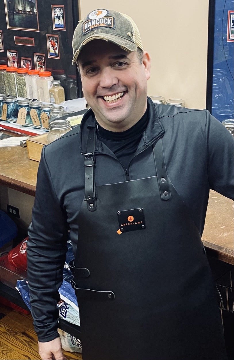 Elevate Your Grilling Experience with Fine Leather Grill Aprons - All Products, Accessories by Arteflame | Buy at Agent BBQ
