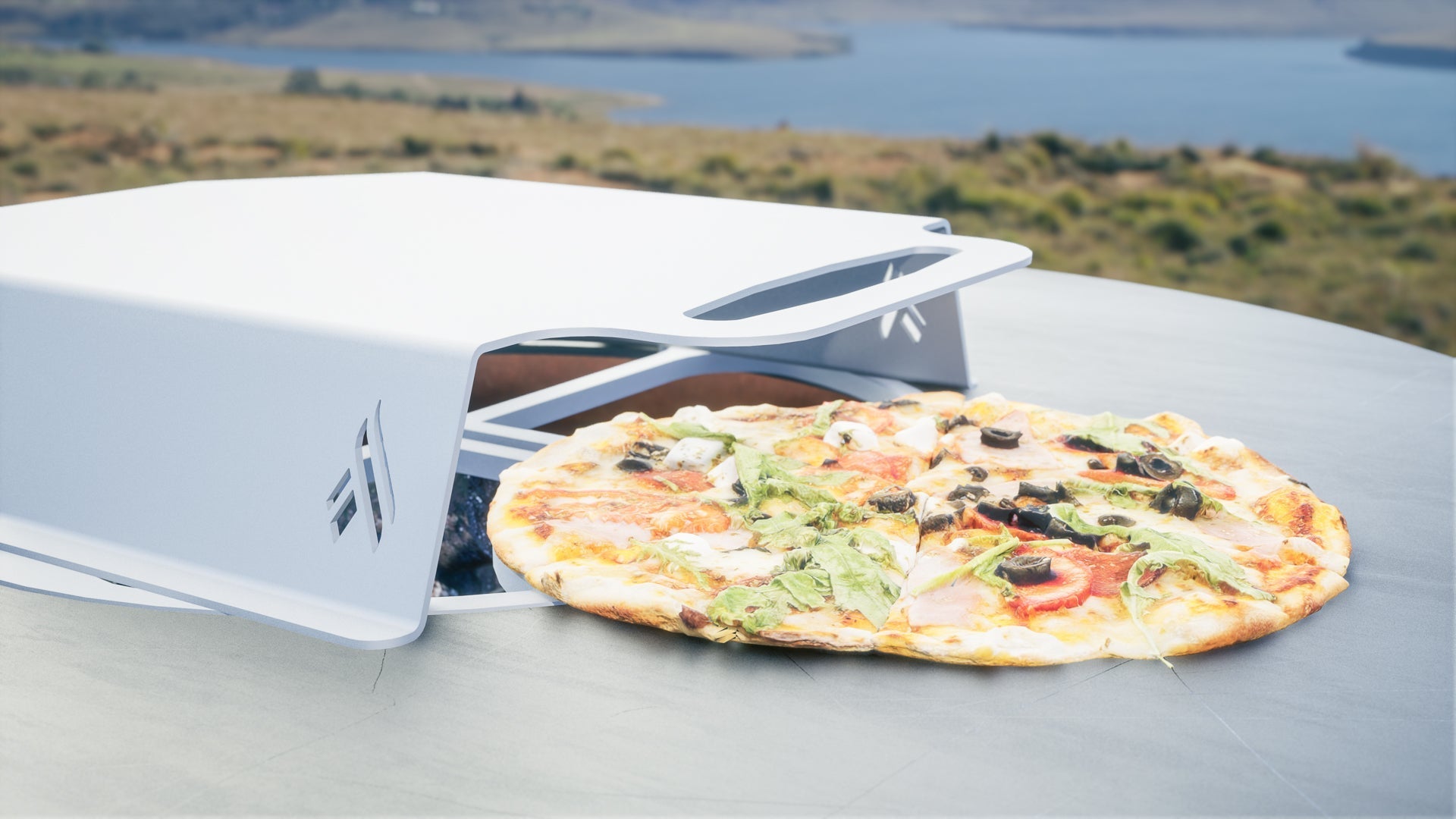 Pizza Oven With Pizza Grate For 40" Grills - Perfect Pizzas Every Time - All Products, Accessories by Arteflame | Buy at Agent BBQ