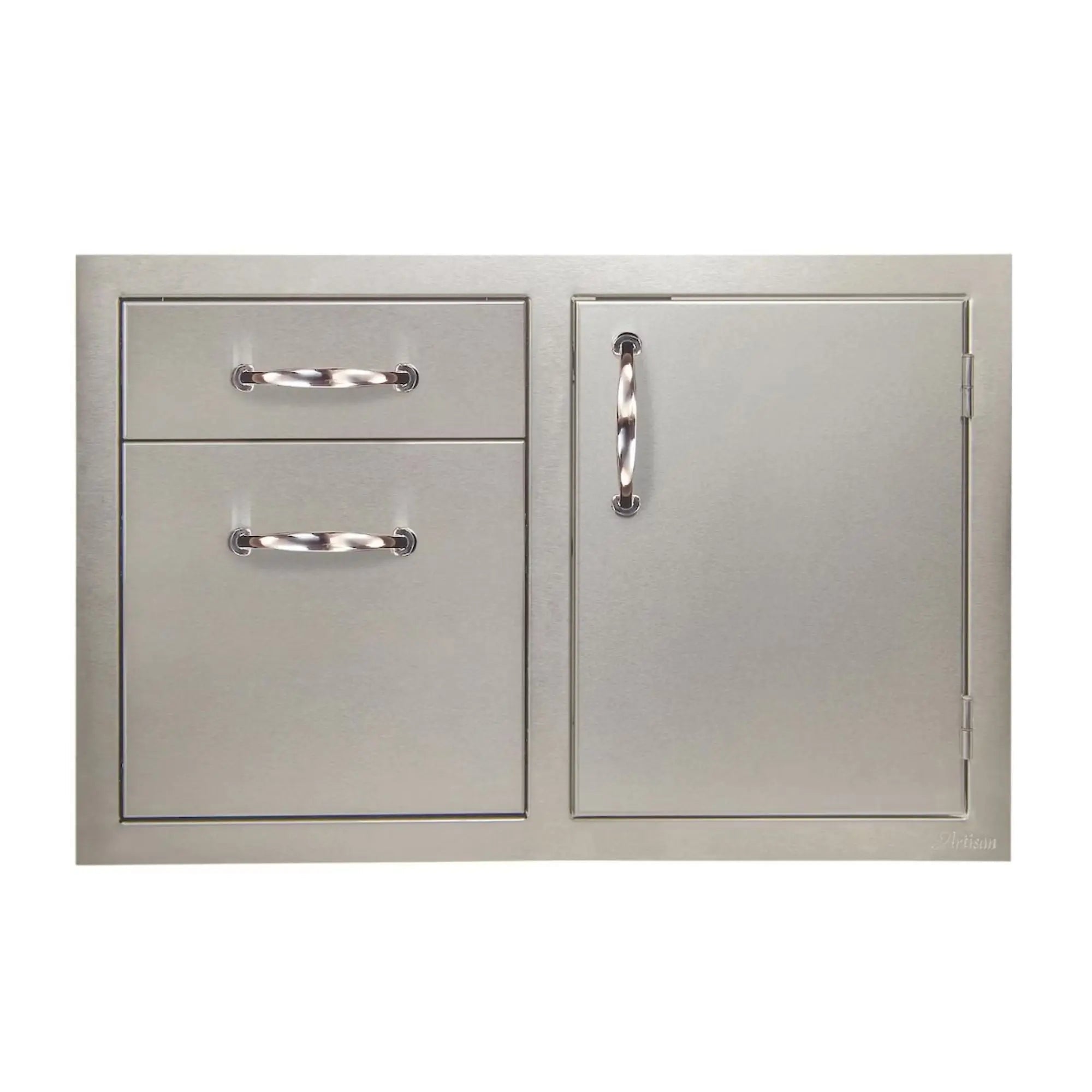 Artisan 36 - Inch Soft - Close Right Hinge Door & Double Drawer Combo - by Artisan | Buy at Agent BBQ