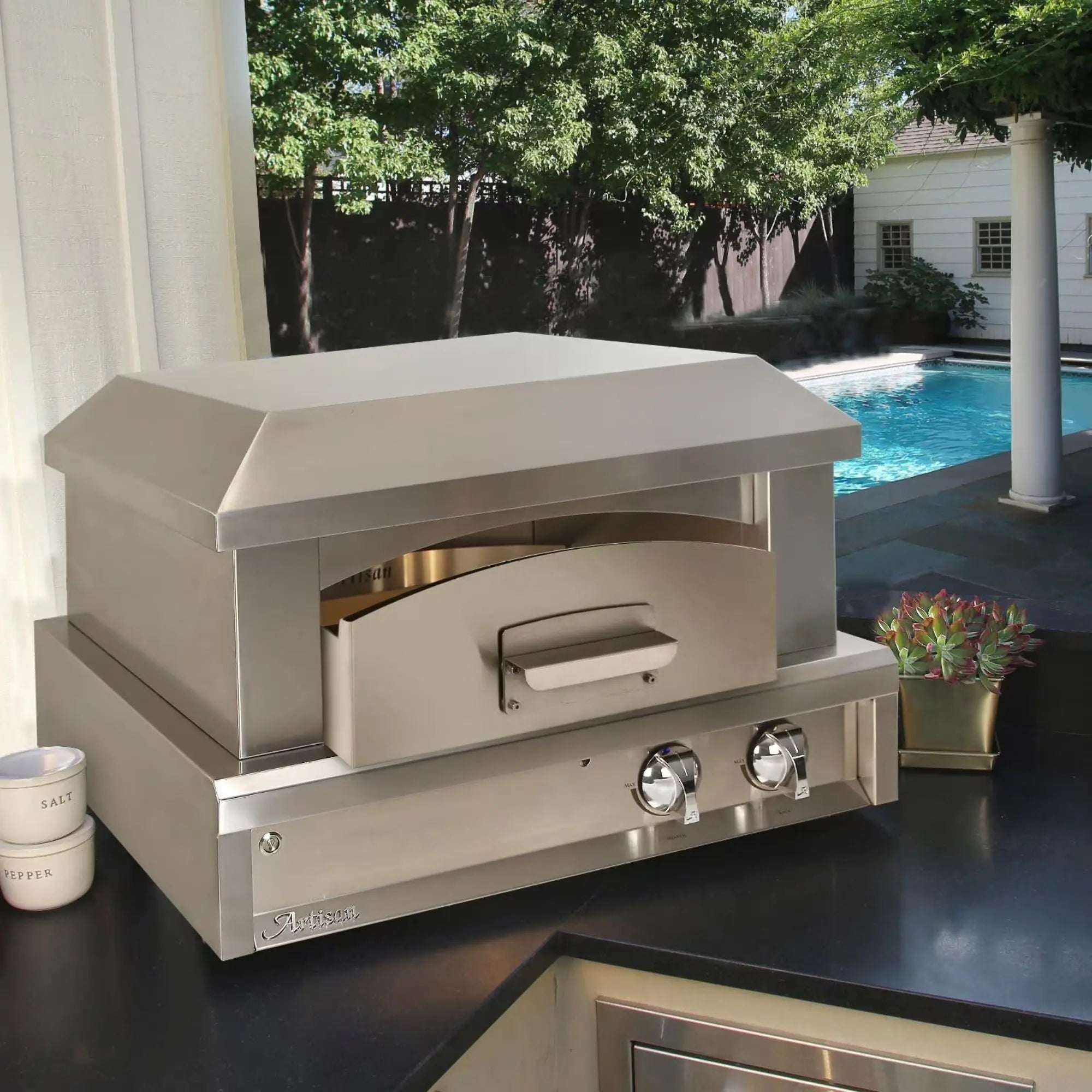 Artisan Professional 29 - Inch Countertop Outdoor Gas Pizza Oven - by Artisan | Buy at Agent BBQ