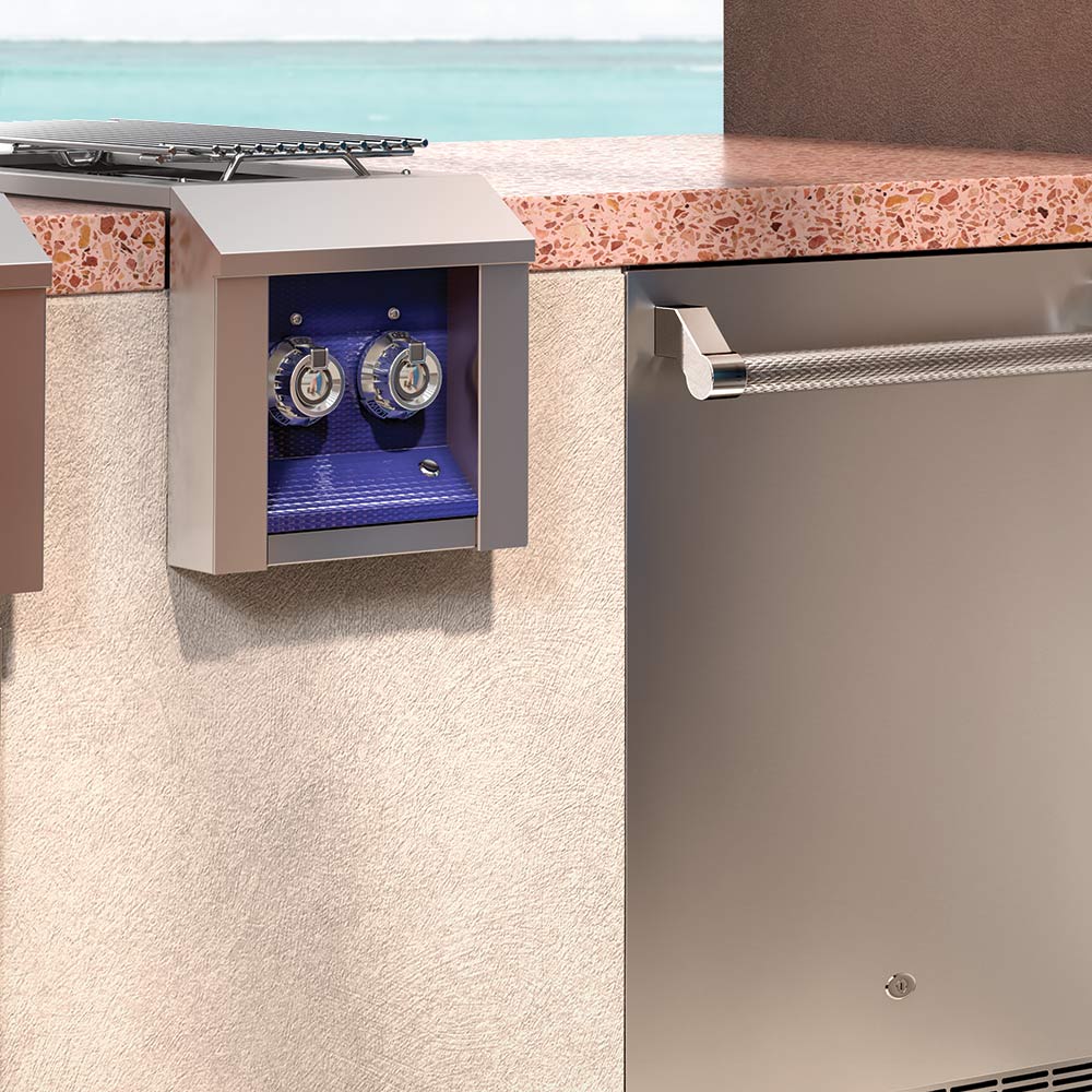 Aspire by Hestan AEB122 Double Side Burner - Grill : Cooking Components by Aspire by Hestan | Buy at Agent BBQ