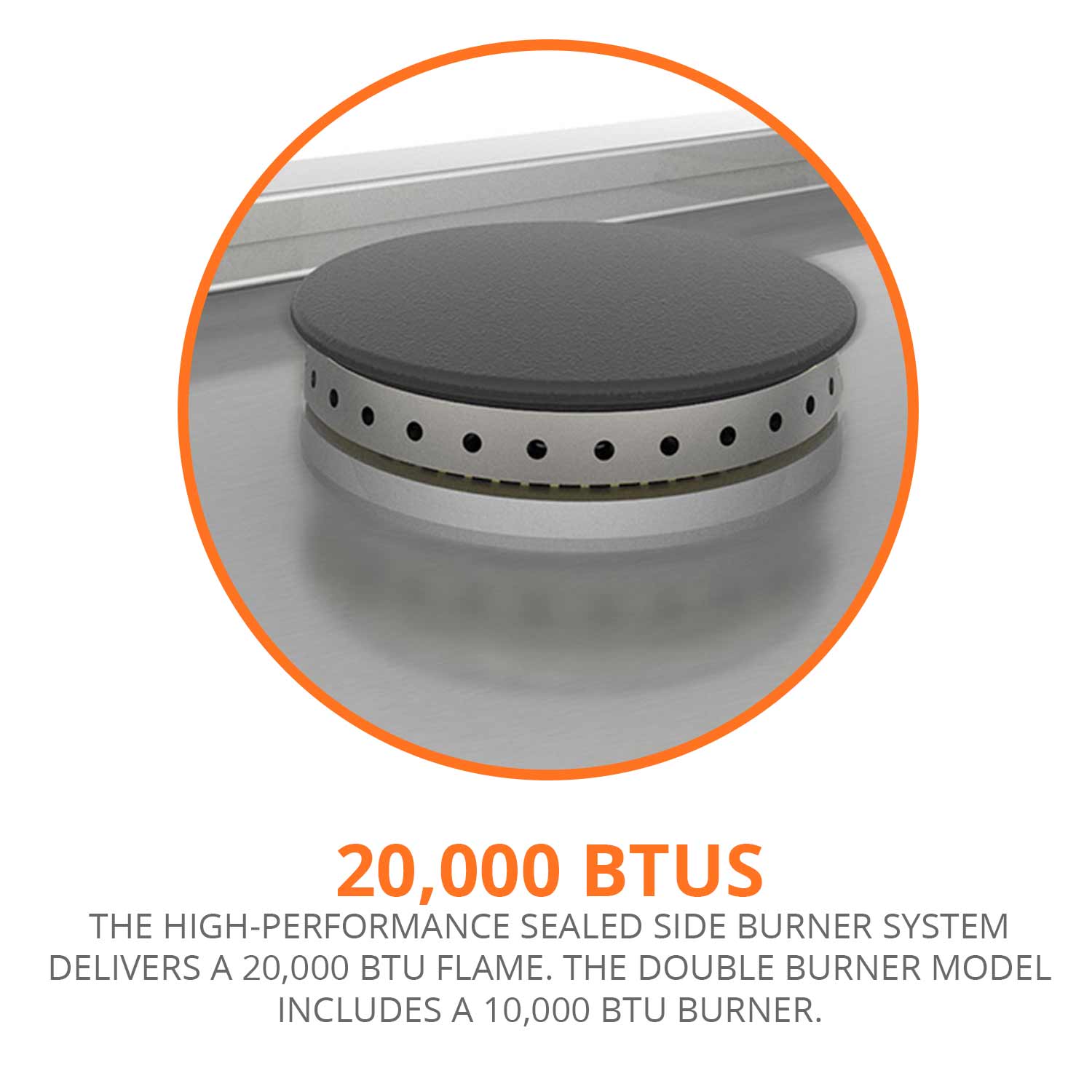 Aspire by Hestan AEB122 Double Side Burner - Grill : Cooking Components by Aspire by Hestan | Buy at Agent BBQ