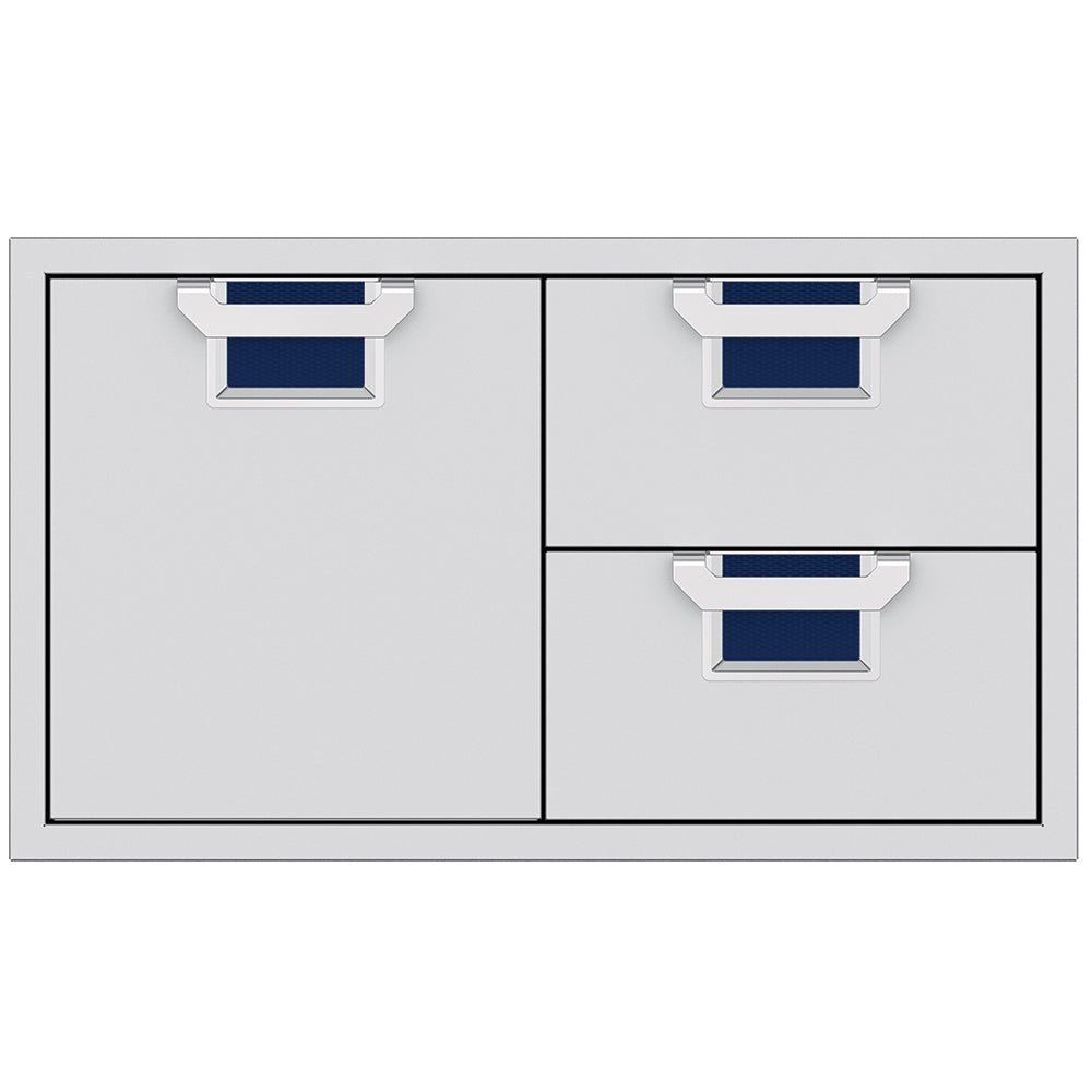 Aspire by Hestan AESDR36 Double Drawer and Storage Door Combo, 36-Inches - Grill : Cabinetry by Aspire by Hestan | Buy at Agent BBQ