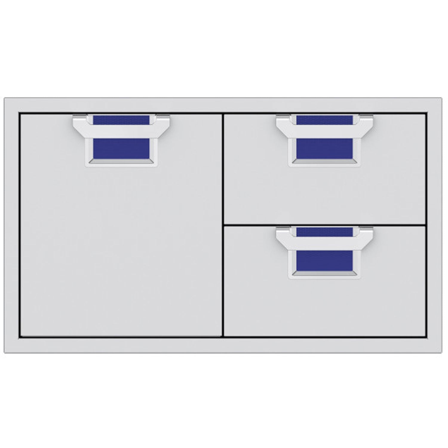Aspire by Hestan AESDR36 Double Drawer and Storage Door Combo, 36-Inches - Grill : Cabinetry by Aspire by Hestan | Buy at Agent BBQ
