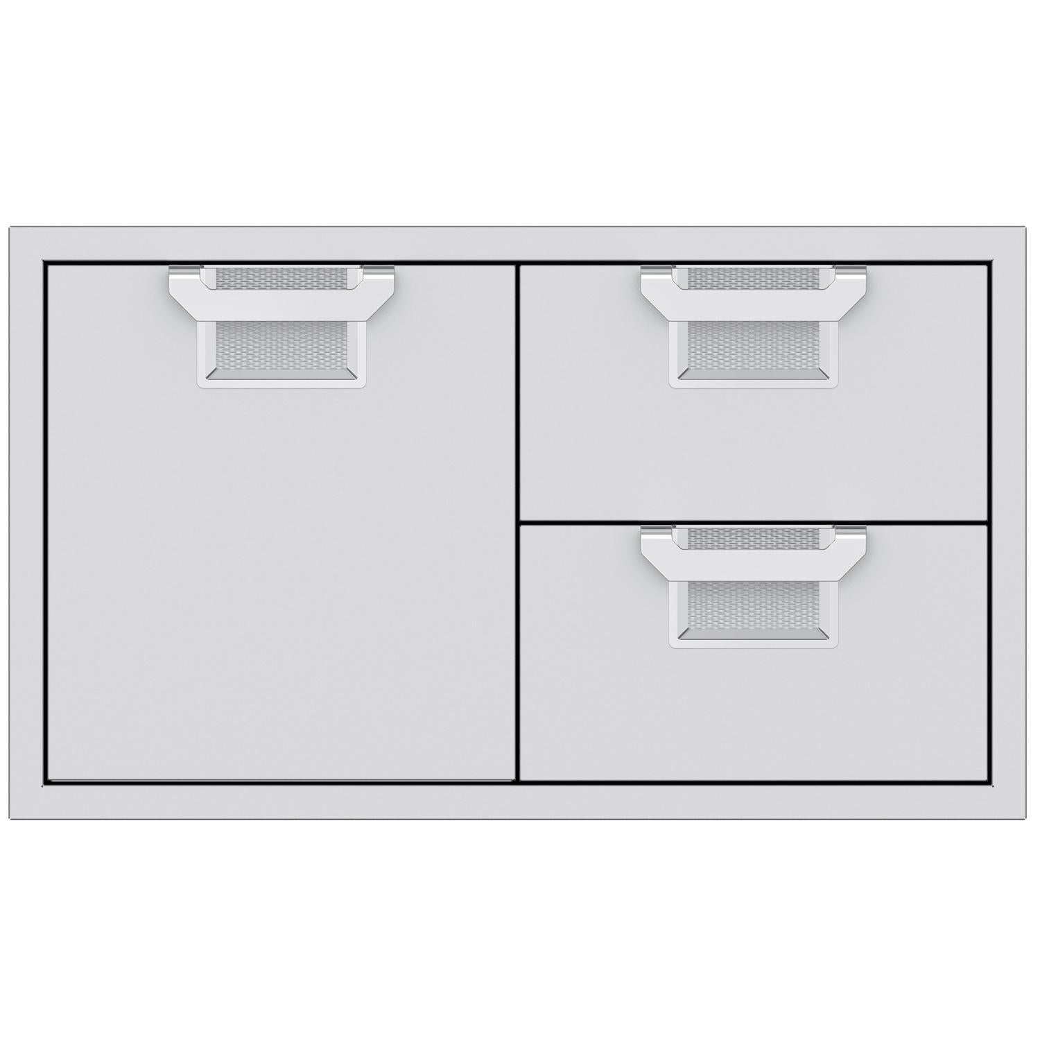 Aspire by Hestan AESDR36 Double Drawer and Storage Door Combo, 36-Inches - Grill : Cabinetry by Aspire by Hestan | Buy at Agent BBQ