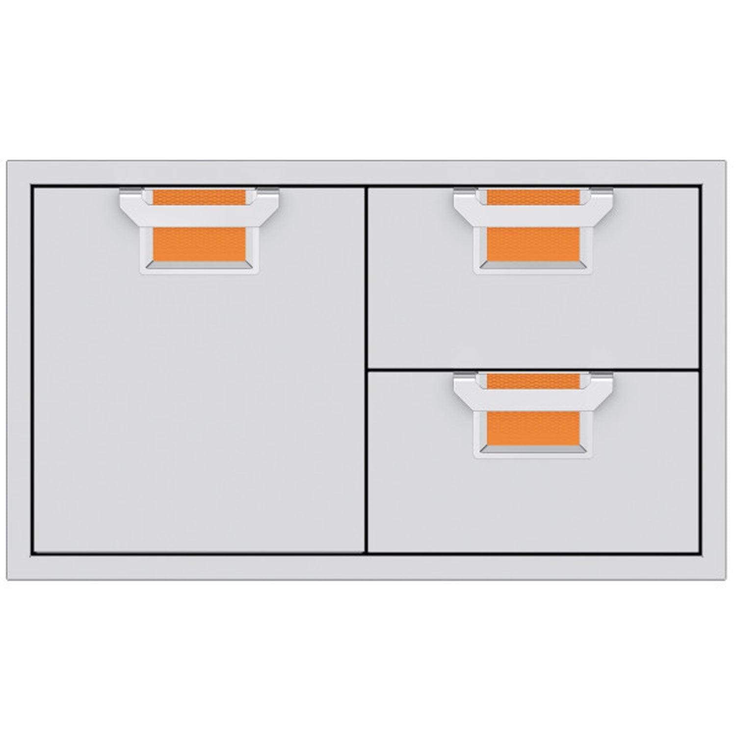 Aspire by Hestan AESDR36 Double Drawer and Storage Door Combo, 36-Inches - Grill : Cabinetry by Aspire by Hestan | Buy at Agent BBQ
