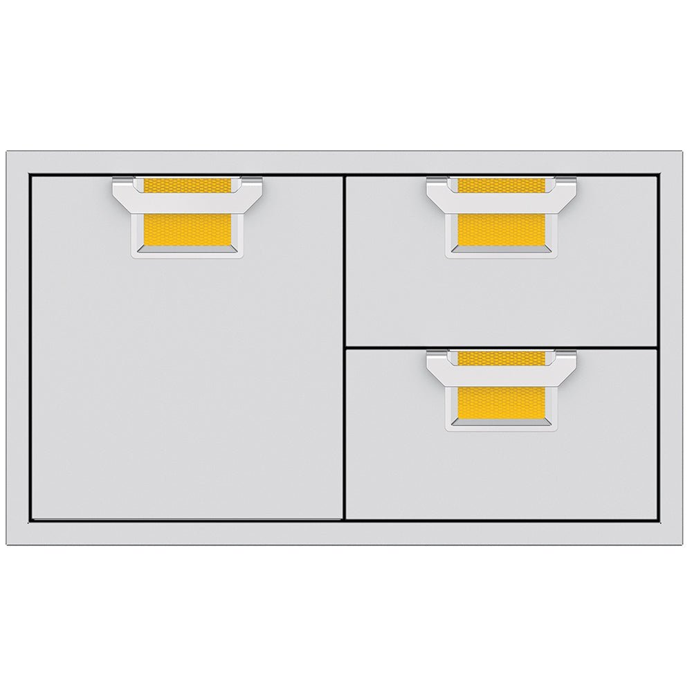 Aspire by Hestan AESDR36 Double Drawer and Storage Door Combo, 36-Inches - Grill : Cabinetry by Aspire by Hestan | Buy at Agent BBQ